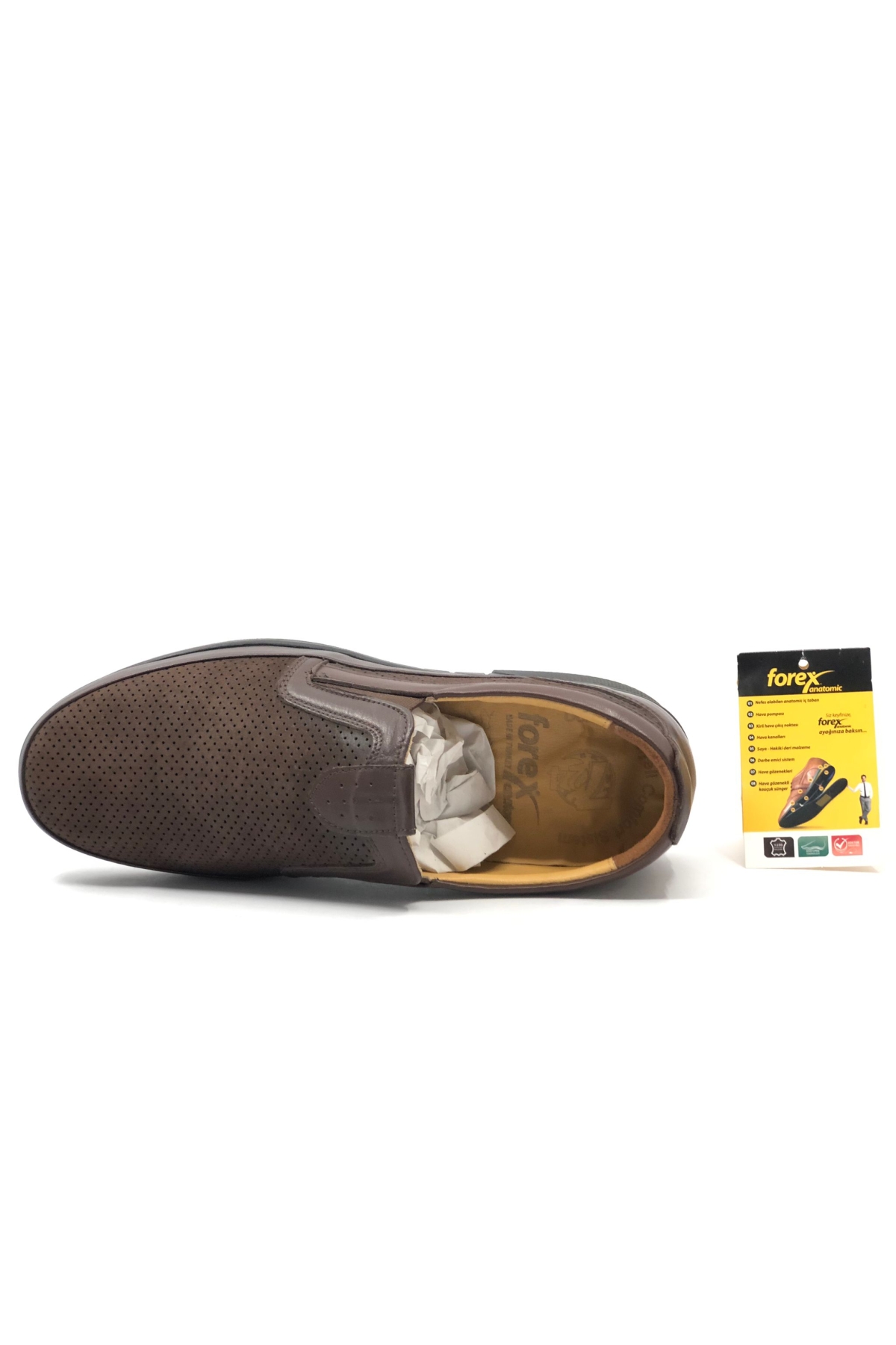 23-2549 Dr.Tavsiyeli Hakiki Deri Delikli Erkek Casual Ayakkabı - Görsel 6
