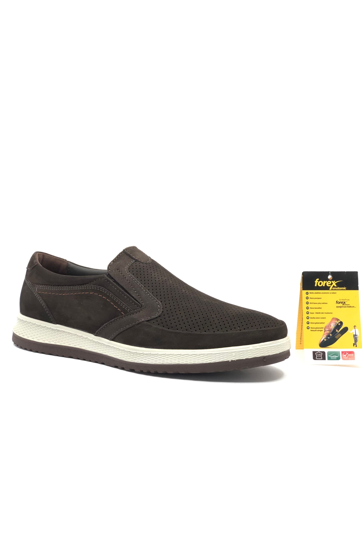 2971-1 Dr.Tavsiyeli Hakiki Deri Delikli Erkek Casual Ayakkabı - Görsel 2
