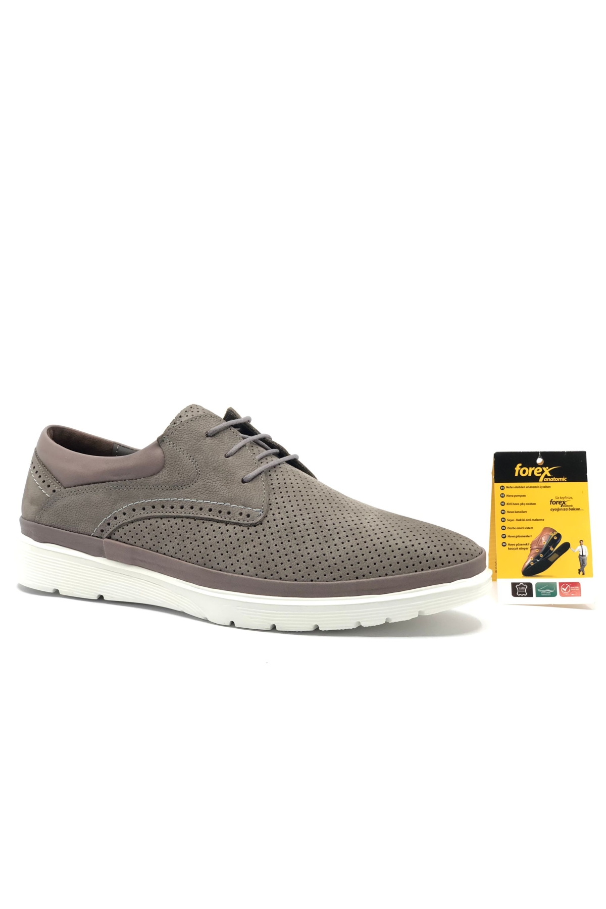 2969-1 Dr.Tavsiyeli Hakiki Deri Delikli Erkek Casual Ayakkabı - Görsel 2