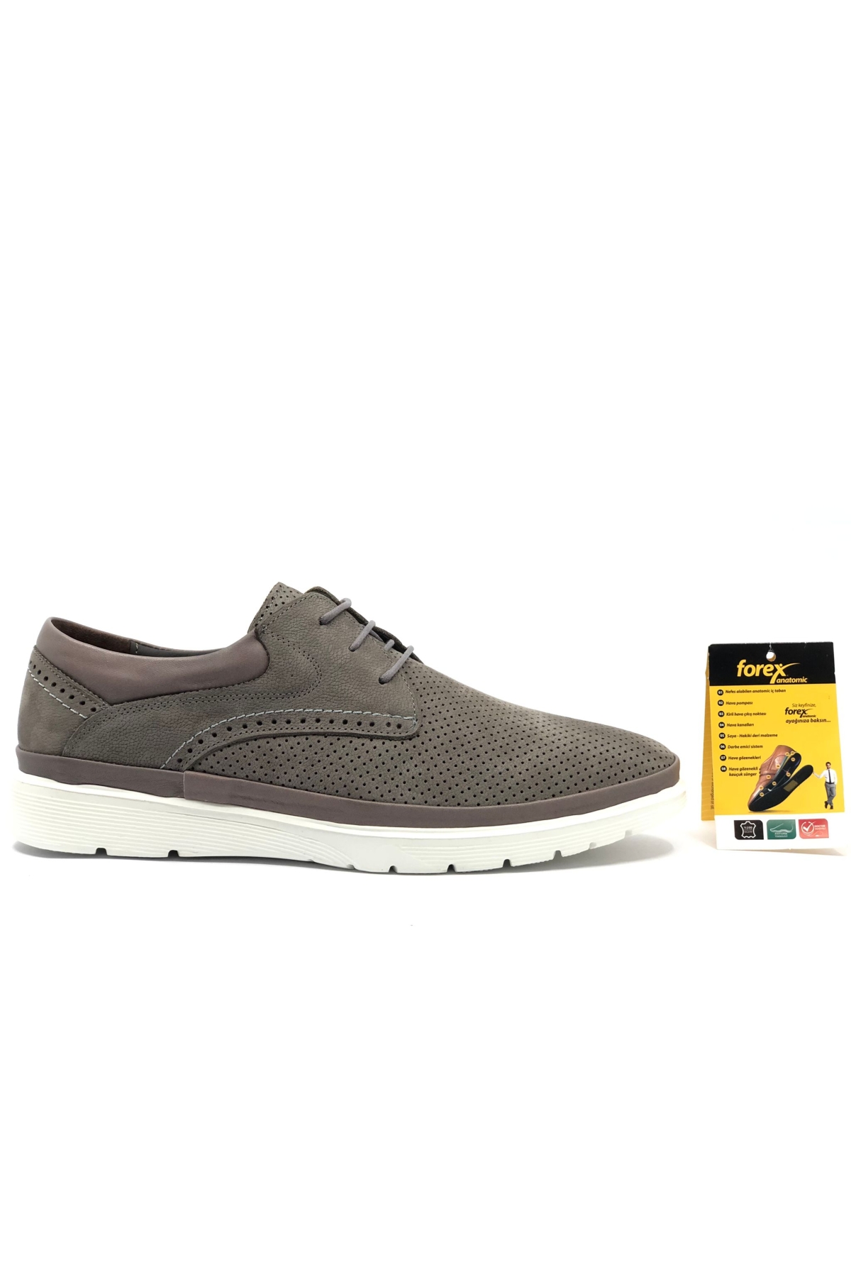 2969-1 Dr.Tavsiyeli Hakiki Deri Delikli Erkek Casual Ayakkabı