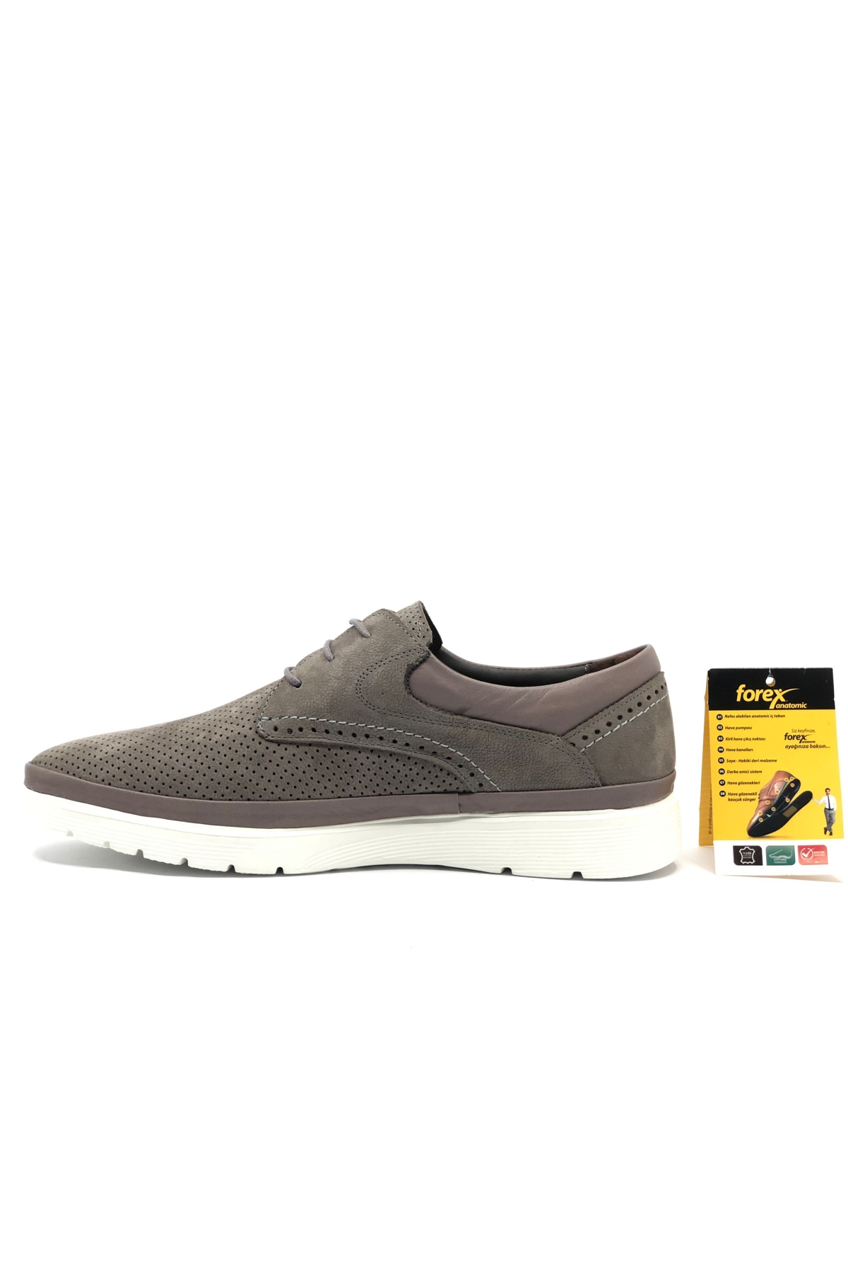 2969-1 Dr.Tavsiyeli Hakiki Deri Delikli Erkek Casual Ayakkabı - Görsel 4