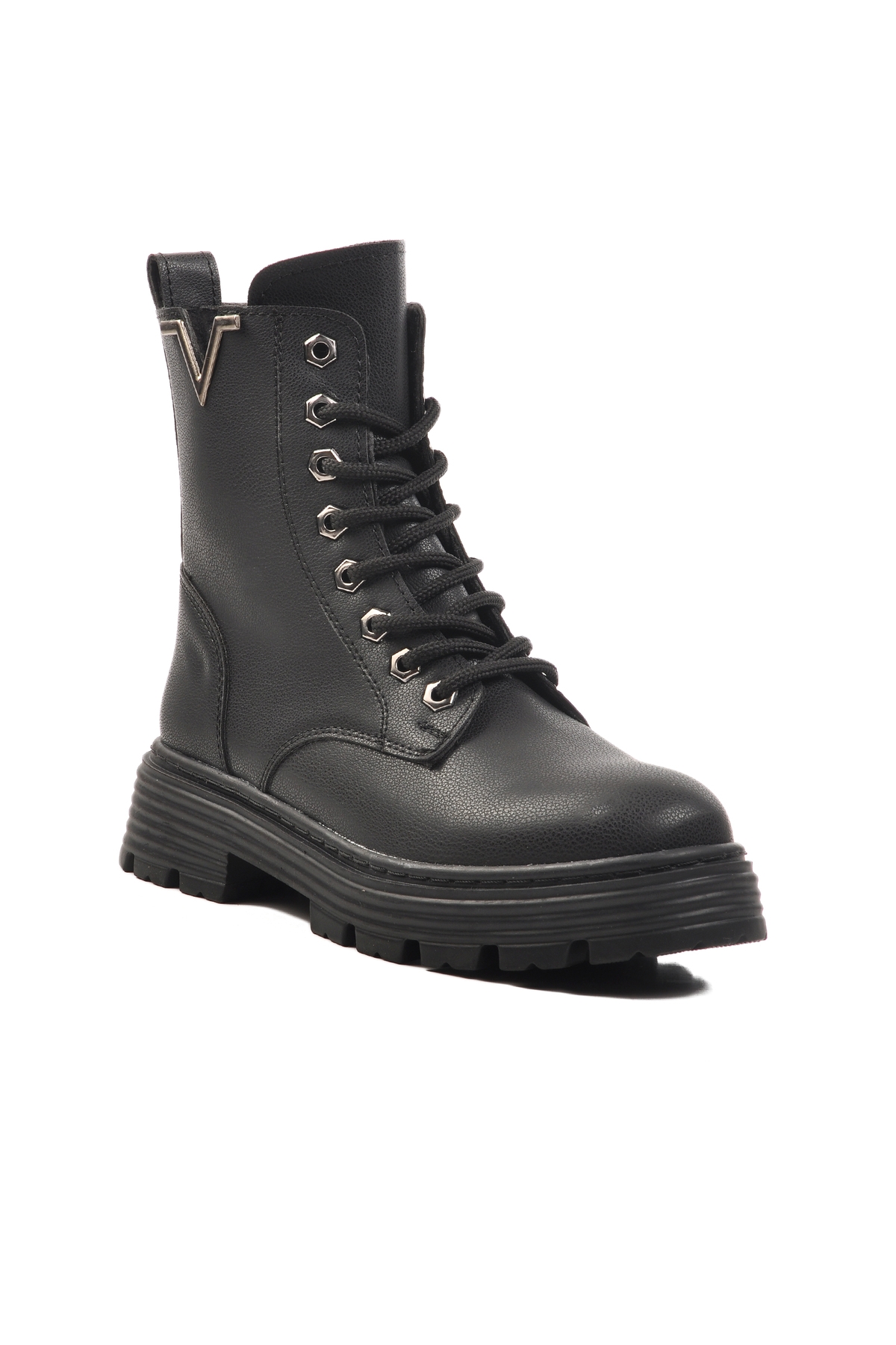 Siyah İçi Kürklü Kadın Bot FO222 G - Görsel 4