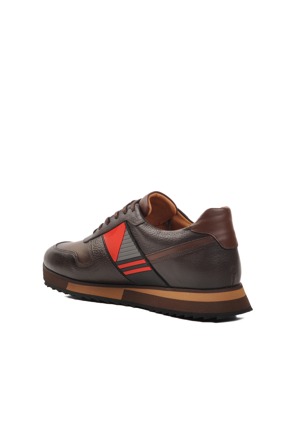 Kahve Floter Hakiki Deri Erkek Casual Ayakkabı Premium 130 M - Görsel 5