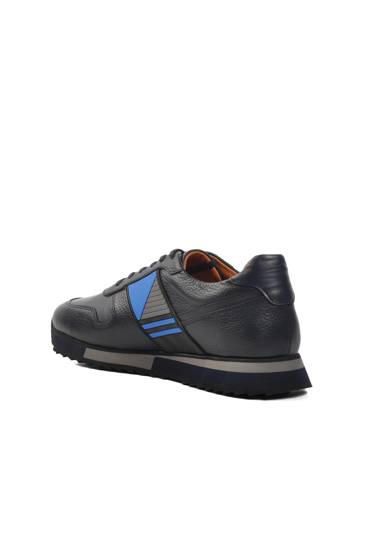 Lacivert Floter Hakiki Deri Erkek Casual Ayakkabı Premium 130 M - Görsel 5