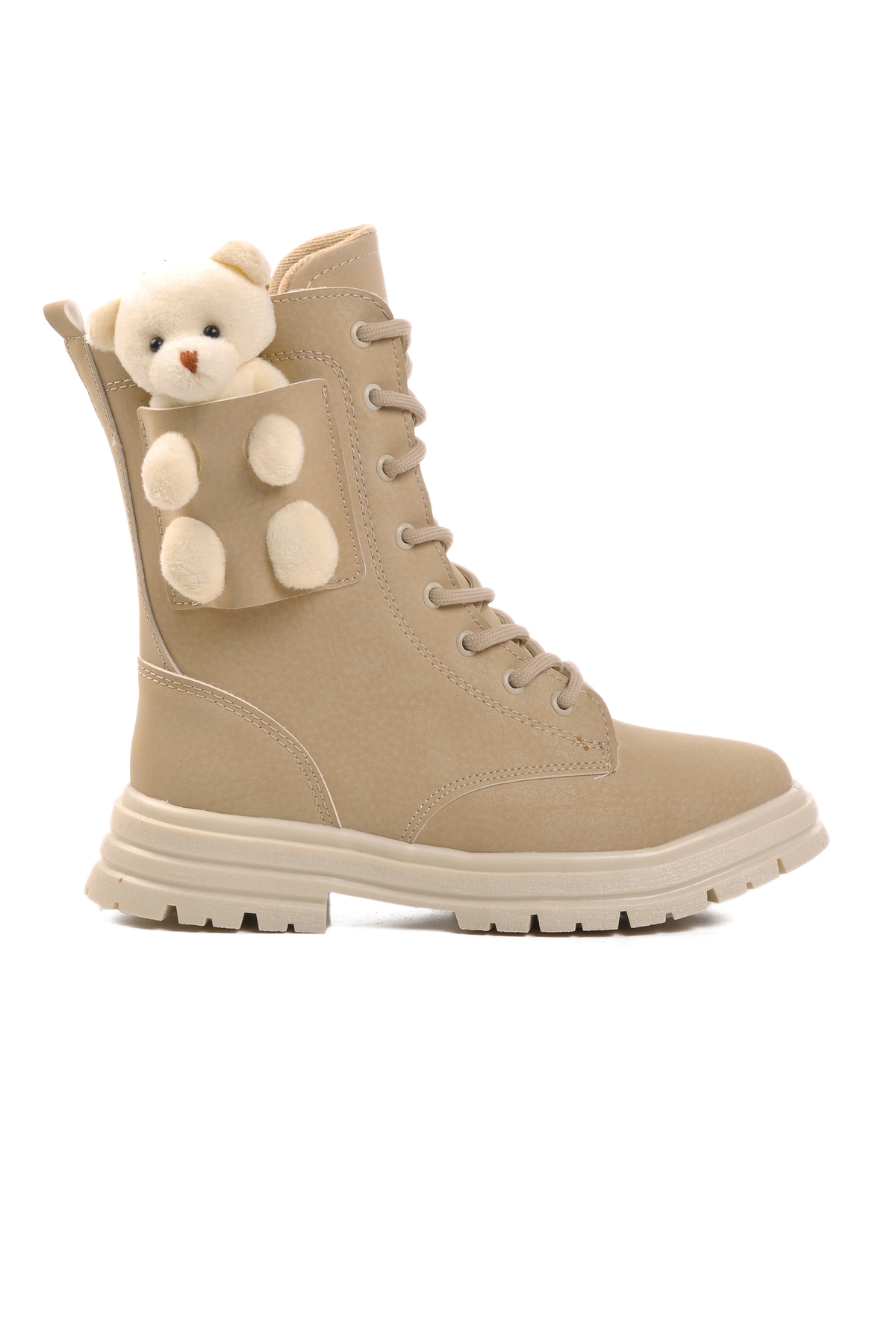 Bej İçi Polarlı Kız Çocuk Bot Perla F - Görsel 2