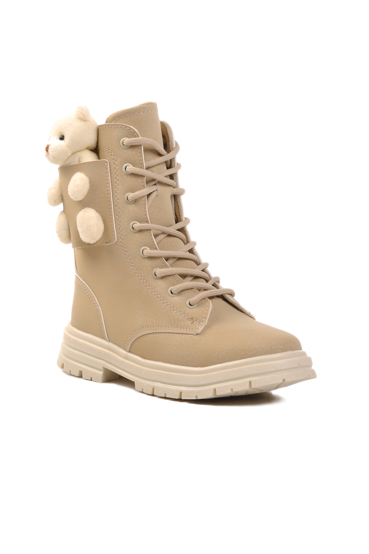 Bej İçi Polarlı Kız Çocuk Bot Perla F - Görsel 4