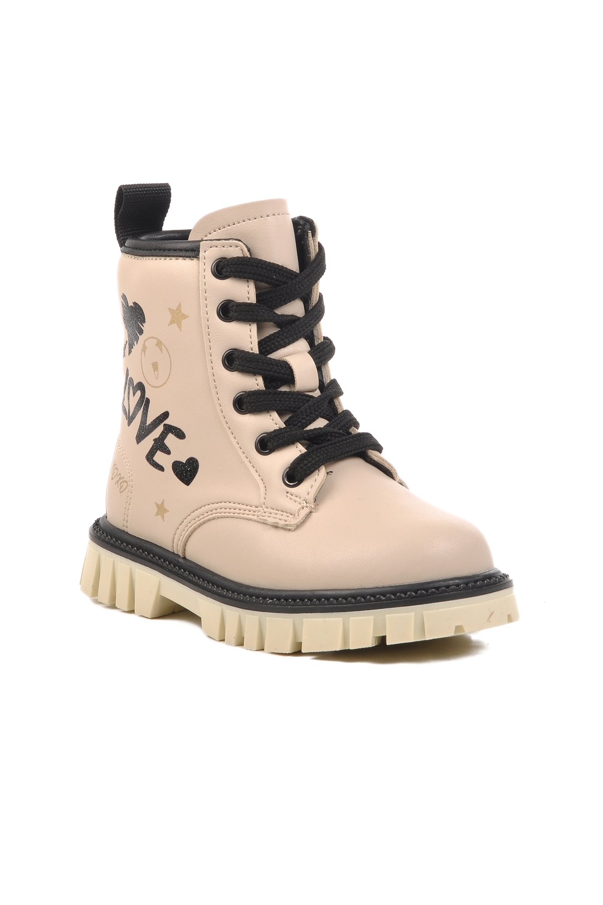 Krem İçi Polarlı Kız Çocuk Bot 1791 P - Görsel 4