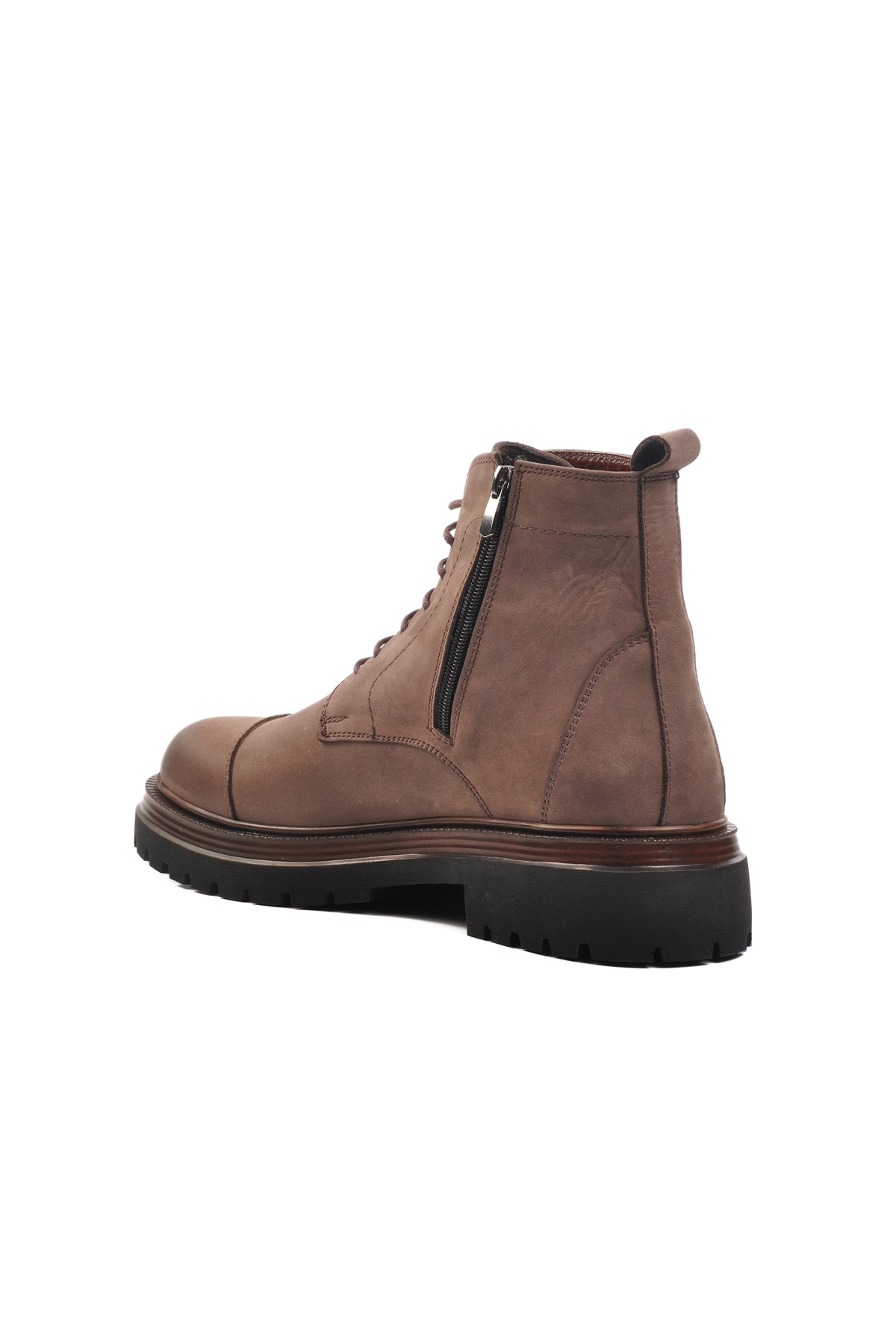 Vizon Nubuk Hakiki Deri Erkek Bot Br-45002 M - Görsel 5