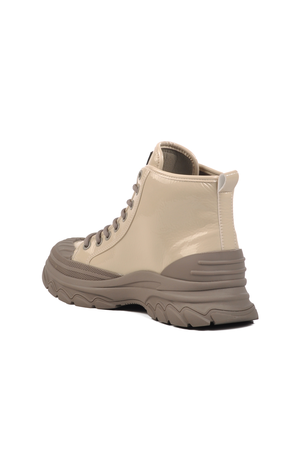 Bej Rugan Bağcıklı Kadın Bot 24K311-4 Z - Görsel 5