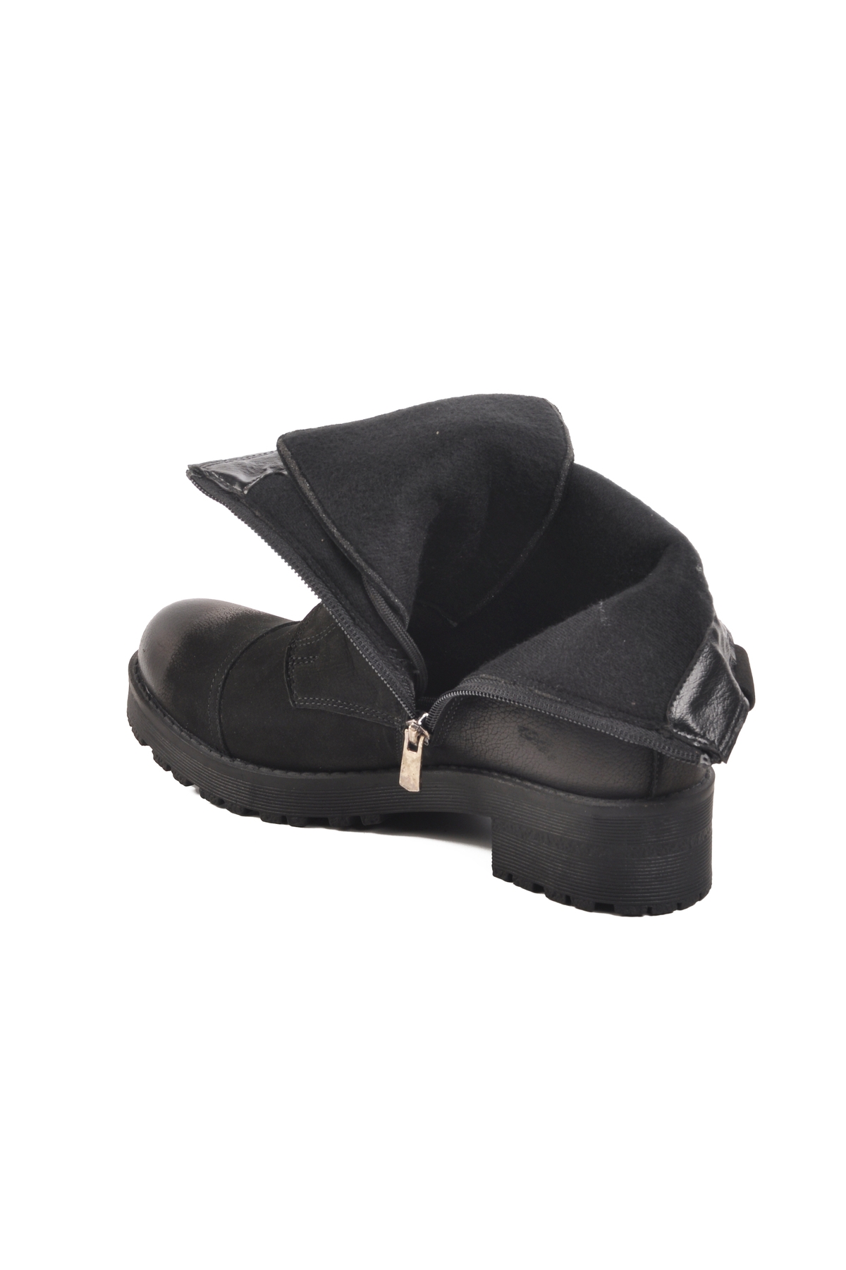 Siyah Nubuk Hakiki Deri Kadın Bot 670 Z - Görsel 5