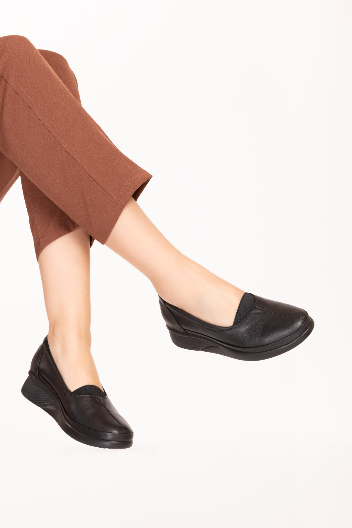 Gondol İçi Dışı Hakiki Deri Yumuşak Dokulu Günlük Ayakkabı ndr.101 - Görsel 8