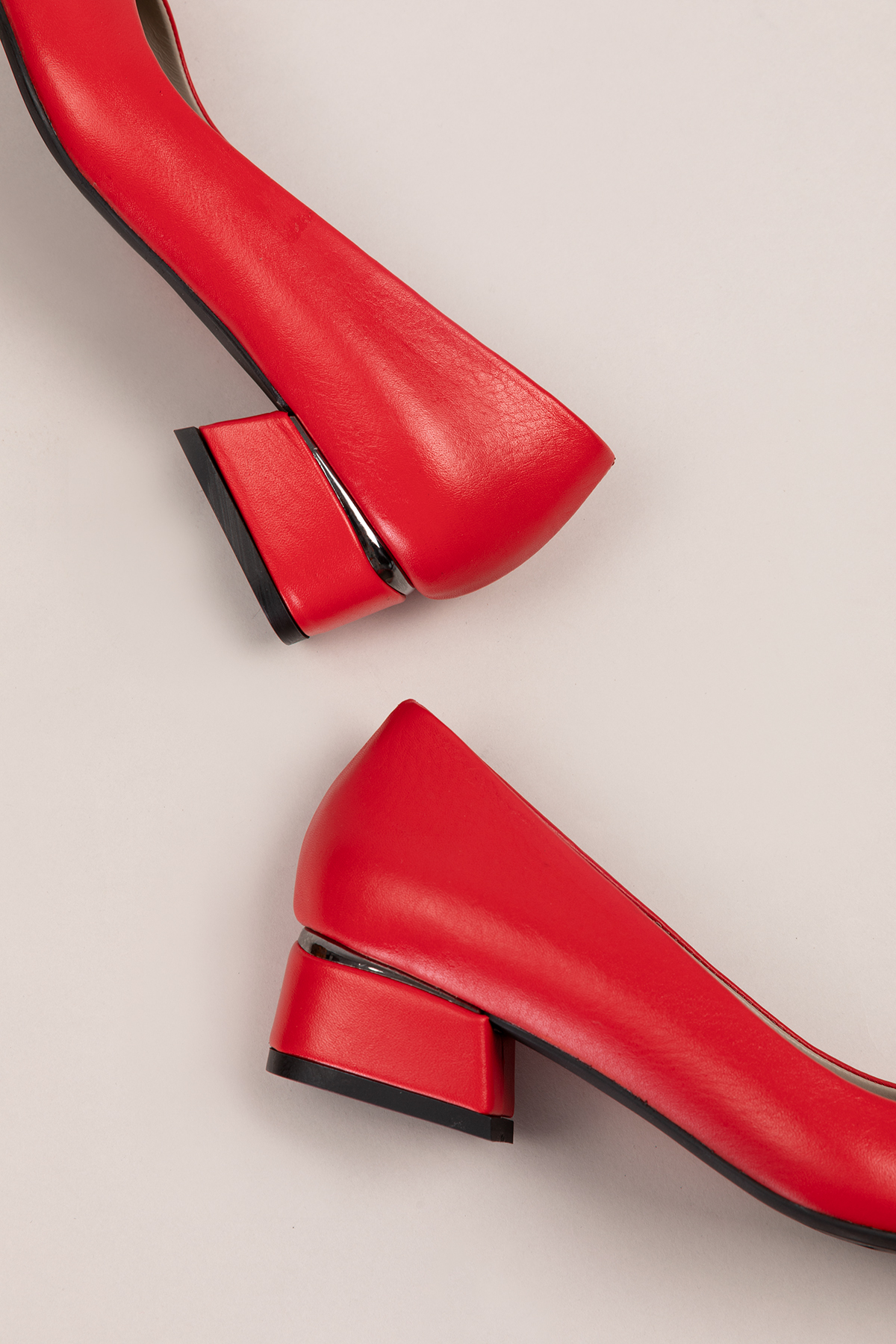 Gondol Hakiki Deri Kısa Topuklu Ayakkabı vdt.07 - Görsel 9