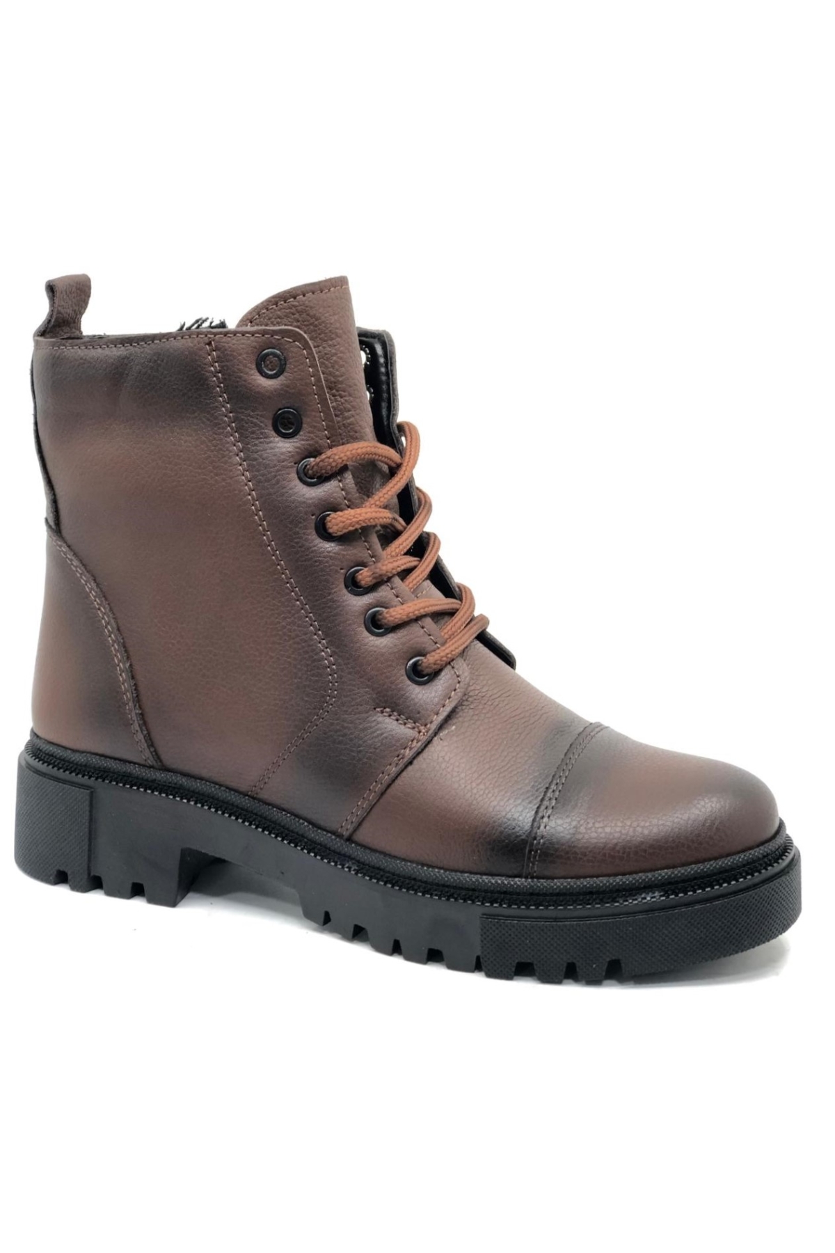 4290 Hakiki Deri Postal Kadın Bot - Görsel 4