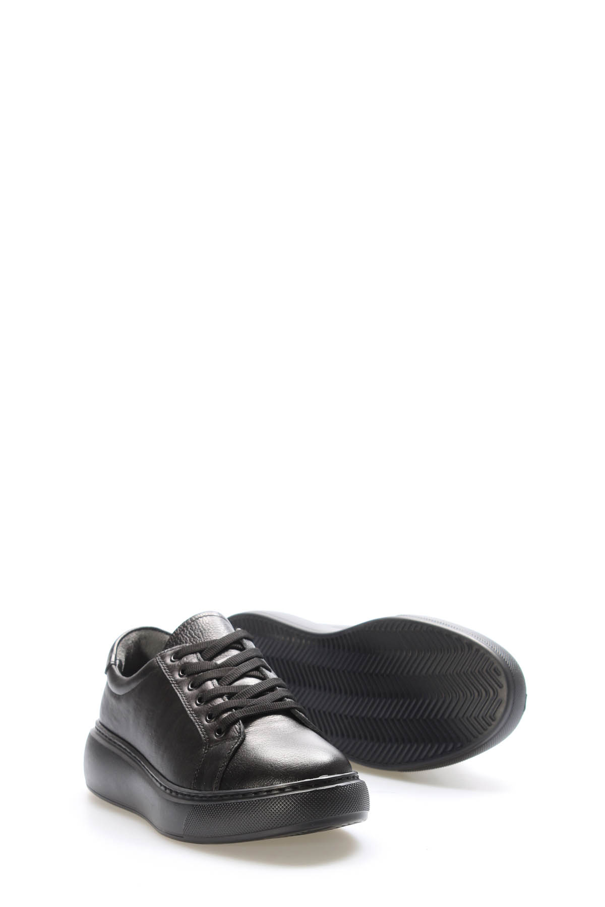 Hakiki Deri Kadın Casual Ayakkabı 136ZA305-2 - Görsel 4