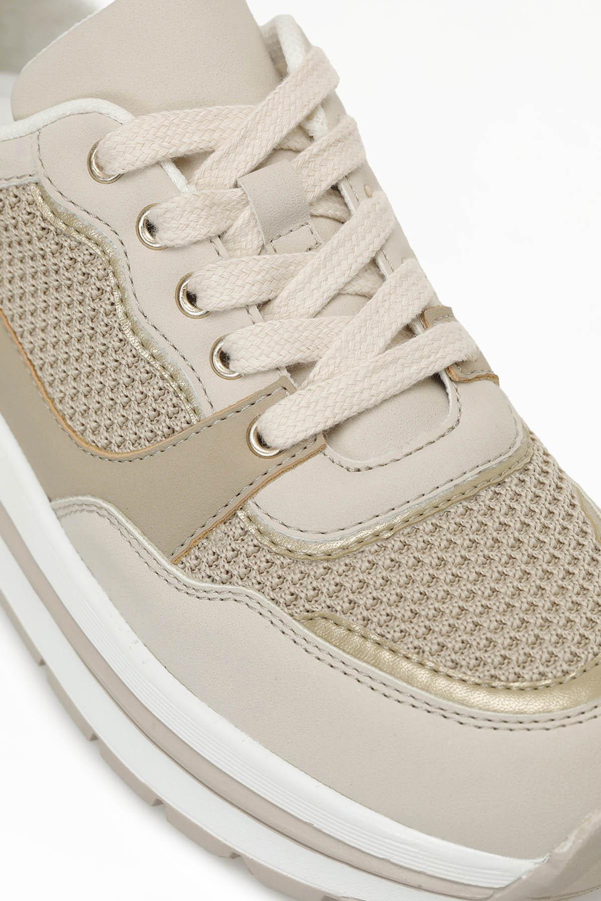 325536.Z 5FX Bej Kadın Sneaker - Görsel 8