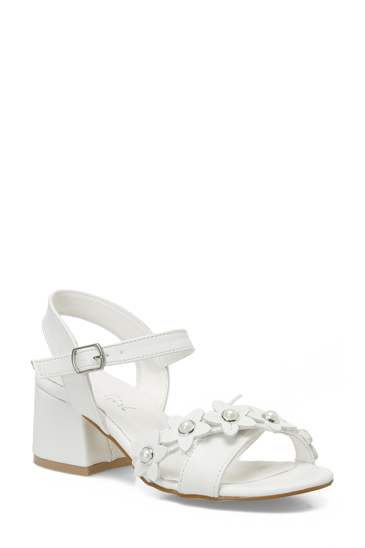 SIMONY F 5FX Beyaz Kız Çocuk Sandalet - Görsel 3