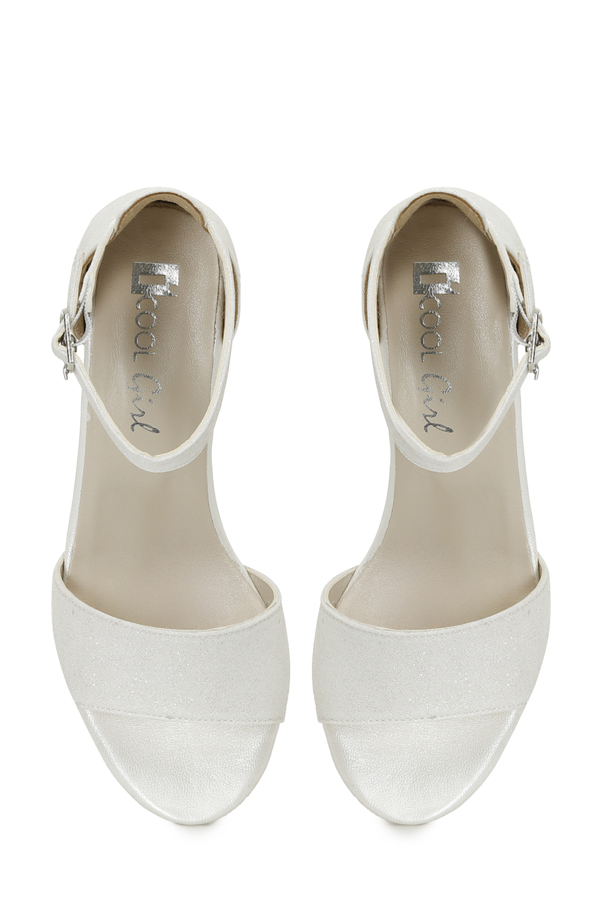 TERE F 5FX Beyaz Kız Çocuk Sandalet - Görsel 5