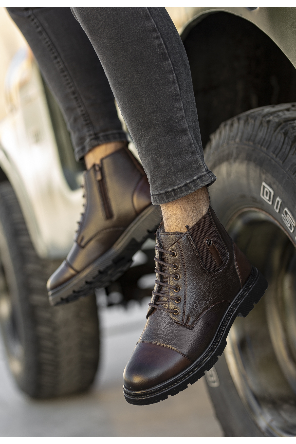 Darko Su Ve Soğuk Geçirmez İçi Kürklü Unisex 36-46 Büyük Numara Mevcut Bot - Görsel 3