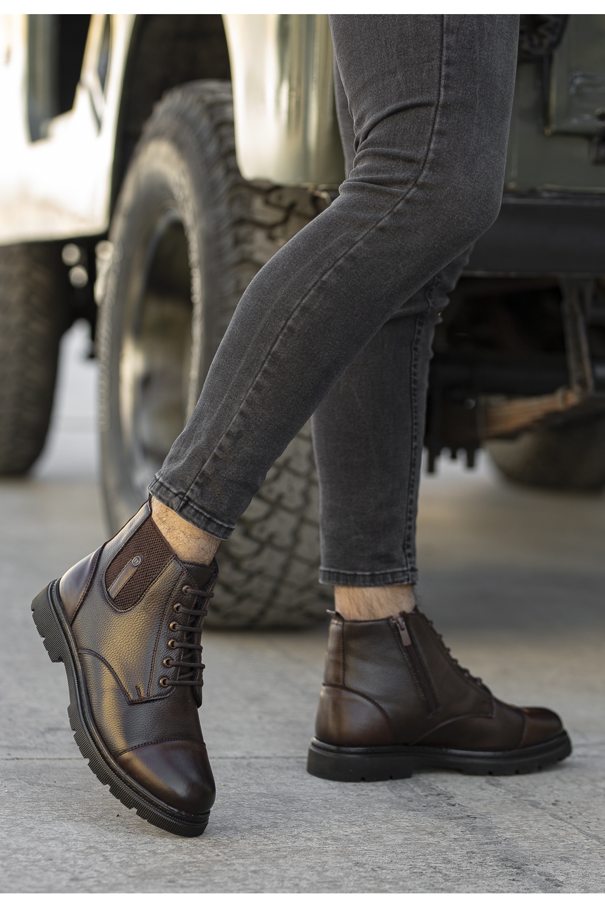 Darko Su Ve Soğuk Geçirmez İçi Kürklü Unisex 36-46 Büyük Numara Mevcut Bot - Görsel 4