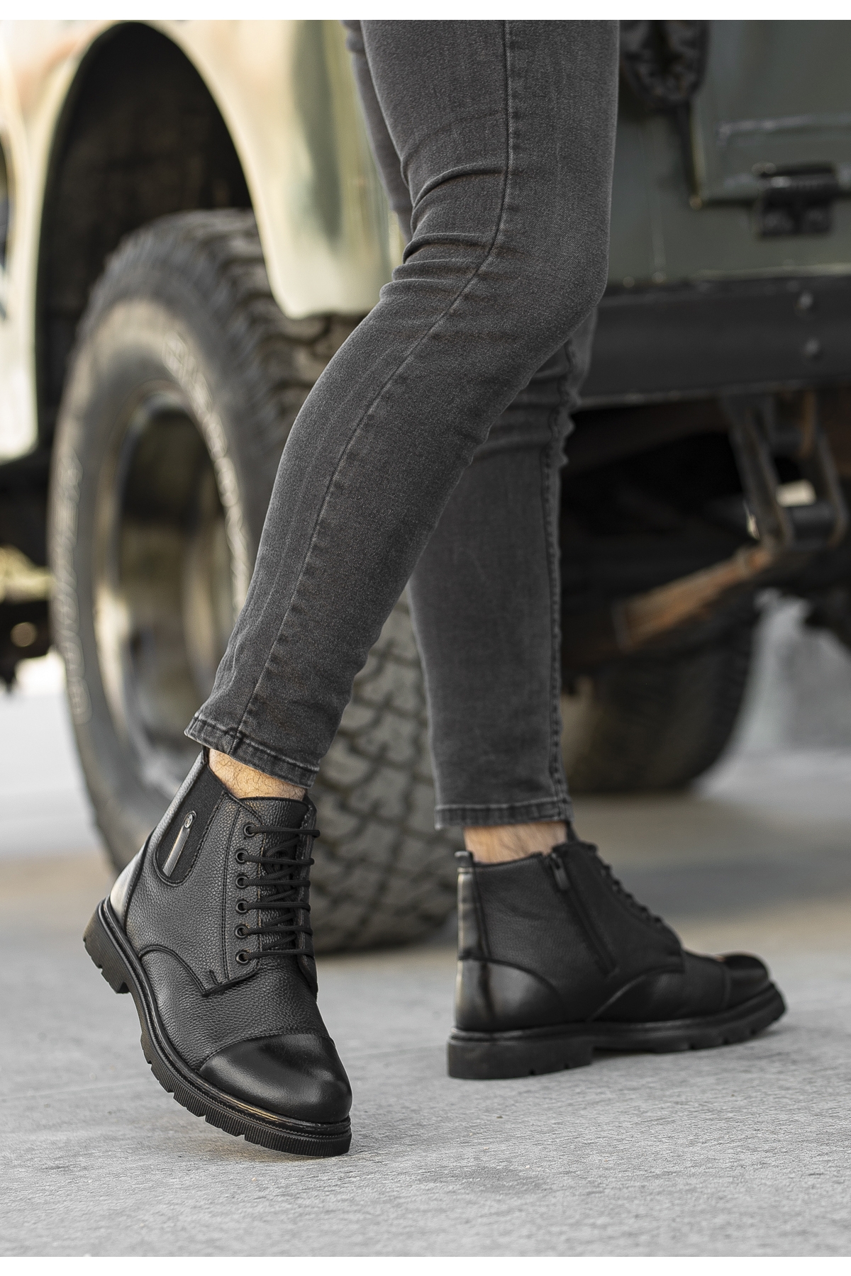 Darko Su Ve Soğuk Geçirmez İçi Kürklü Unisex 36-46 Büyük Numara Mevcut Bot - Görsel 5