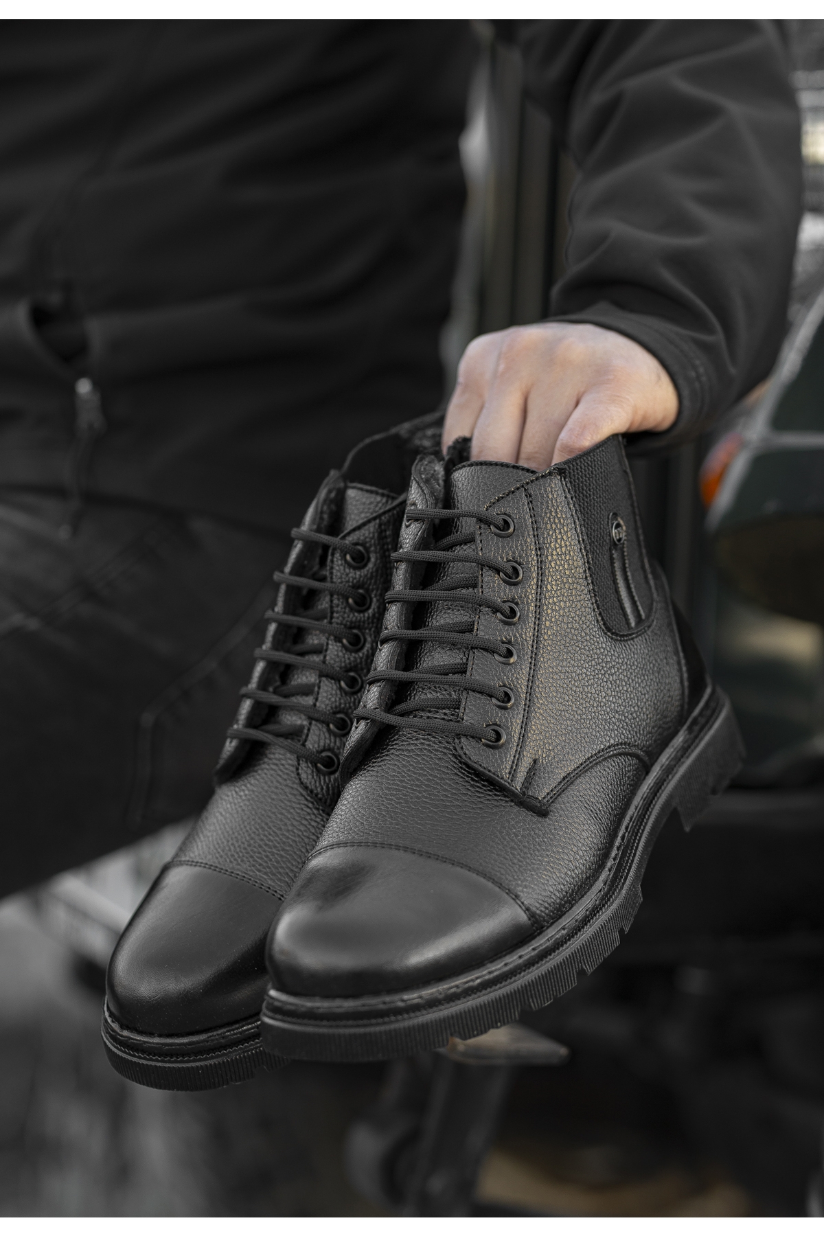 Darko Su Ve Soğuk Geçirmez İçi Kürklü Unisex 36-46 Büyük Numara Mevcut Bot - Görsel 6