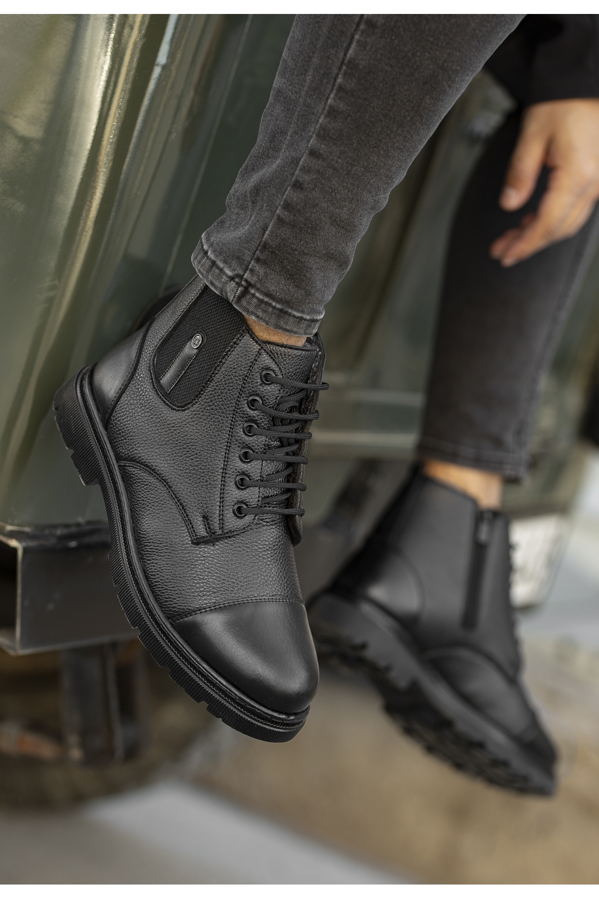 Darko Su Ve Soğuk Geçirmez İçi Kürklü Unisex 36-46 Büyük Numara Mevcut Bot - Görsel 9