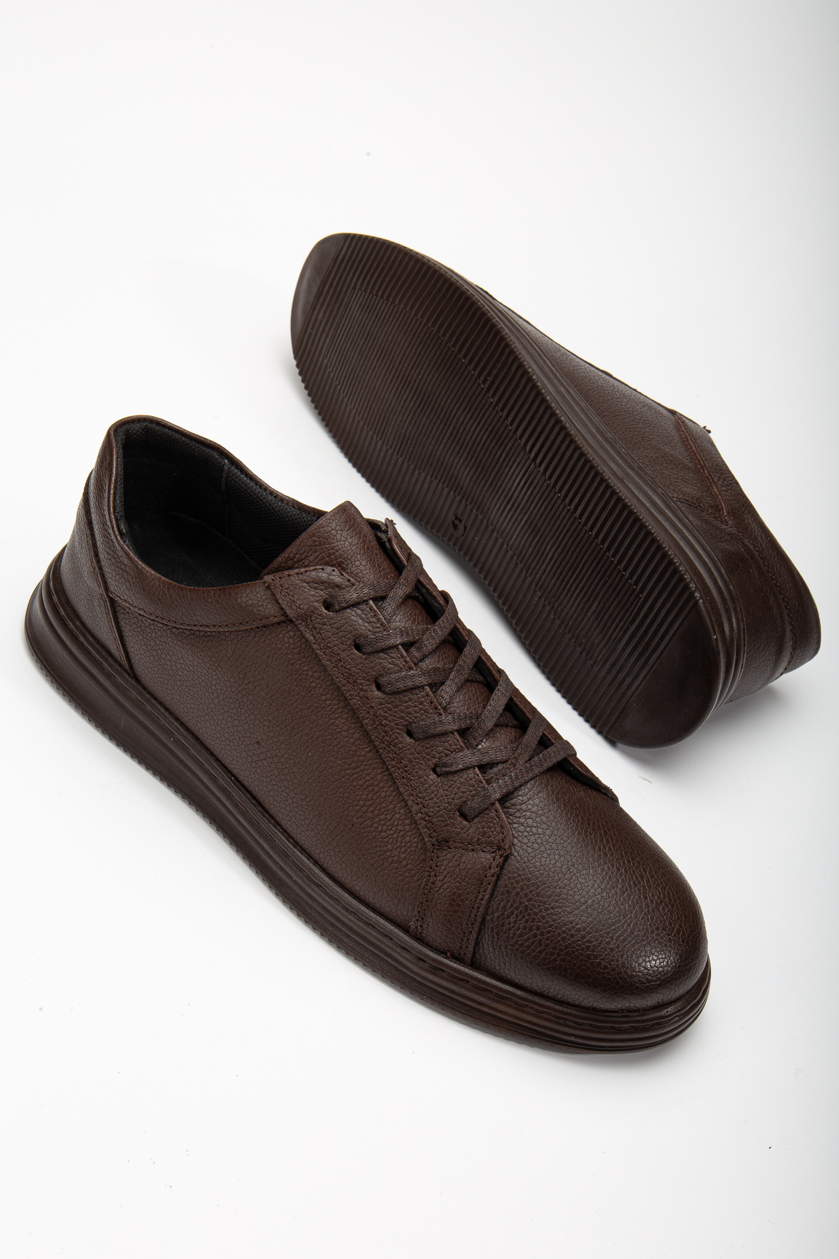 Garantili D563 Günlük Ortopedik Hakiki Deri Erkek Ayakkabı - Görsel 6