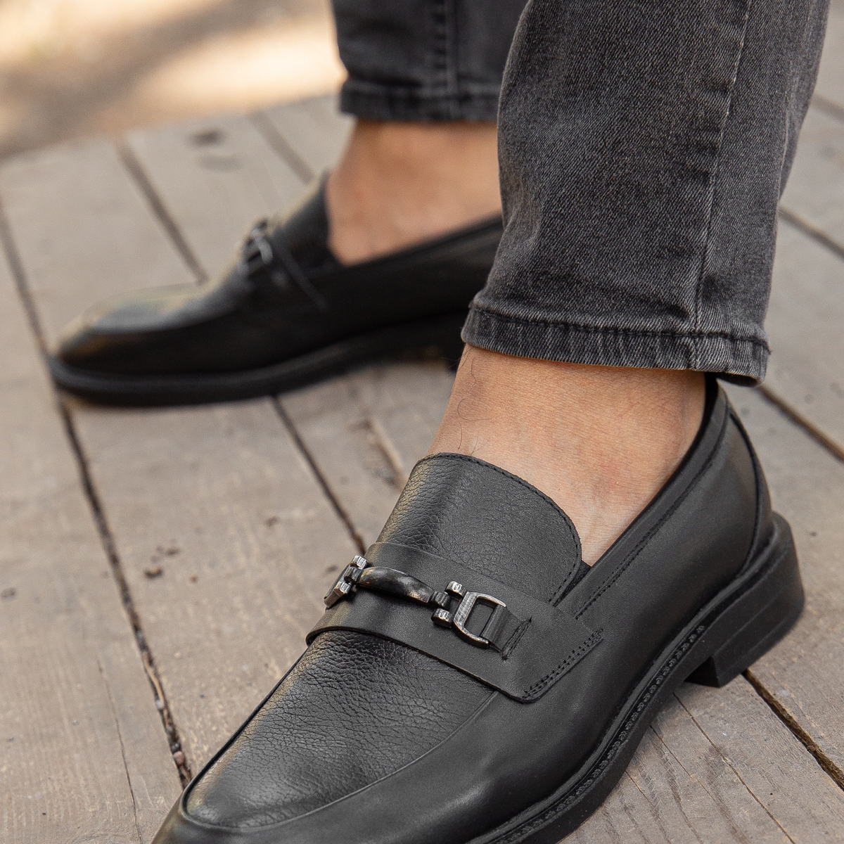 D0699 Günlük Ortopedik Hakiki Deri Erkek Klasik Ayakkabı - Görsel 10