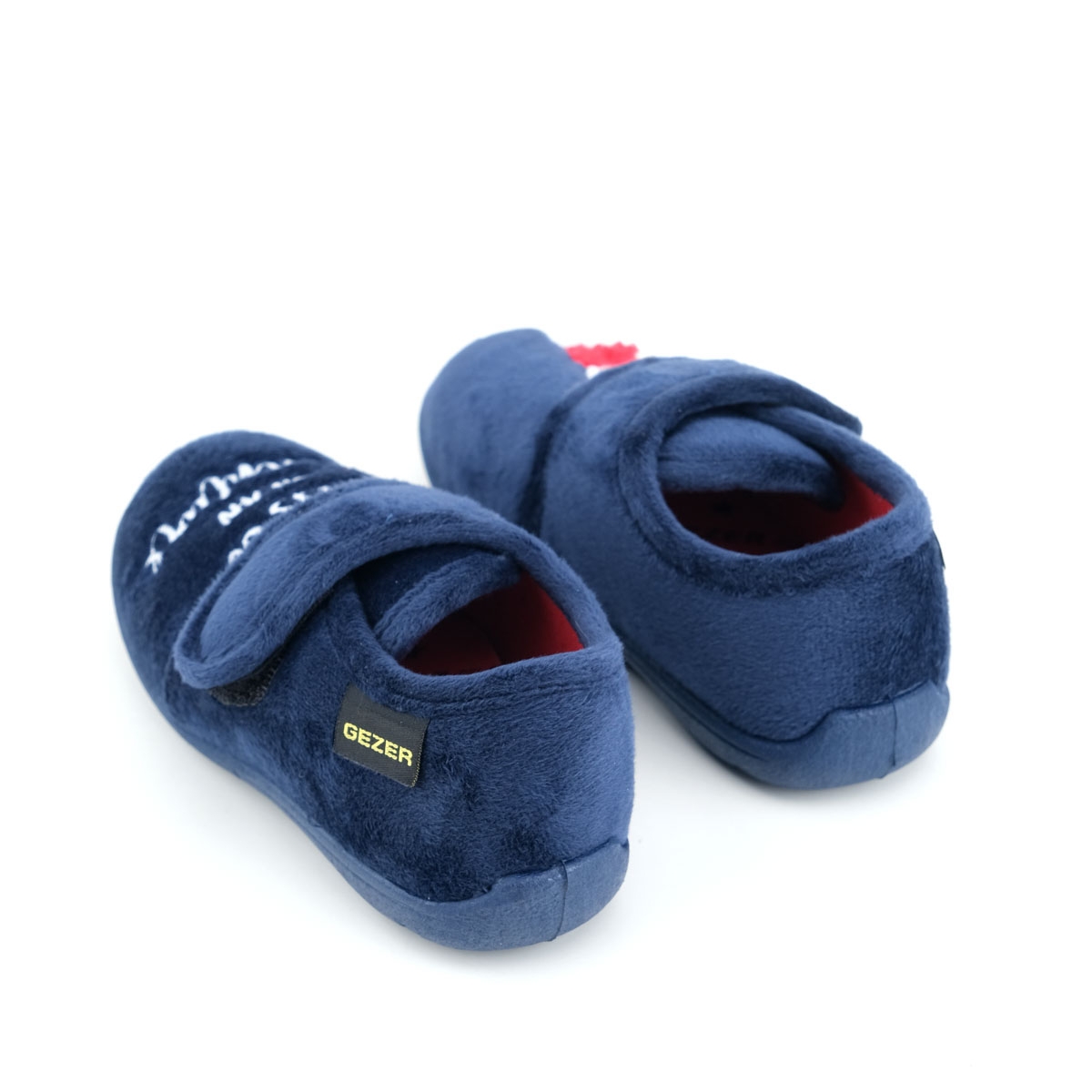 Kışlık Cırtlı Ayarlanabilir Rahat Taban Erkek Çocuk Panduf Ayakkabı - Görsel 3