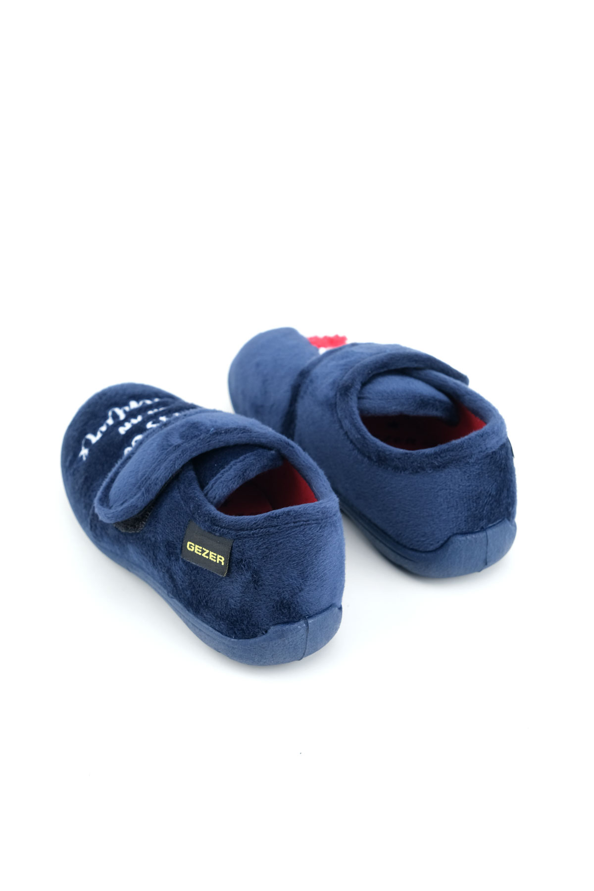 Kışlık Cırtlı Ayarlanabilir Rahat Taban Erkek Çocuk Panduf Ayakkabı - Görsel 9