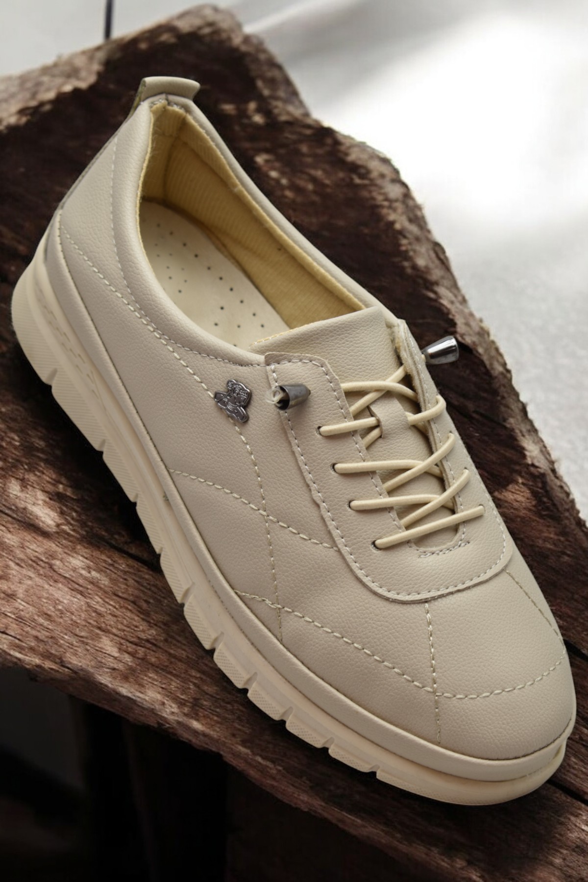 0249 Rahat Ortopedik Taban Günlük Kadın Ayakkabı Babet Kadın Mevsimlik Ayakkabı - Görsel 2