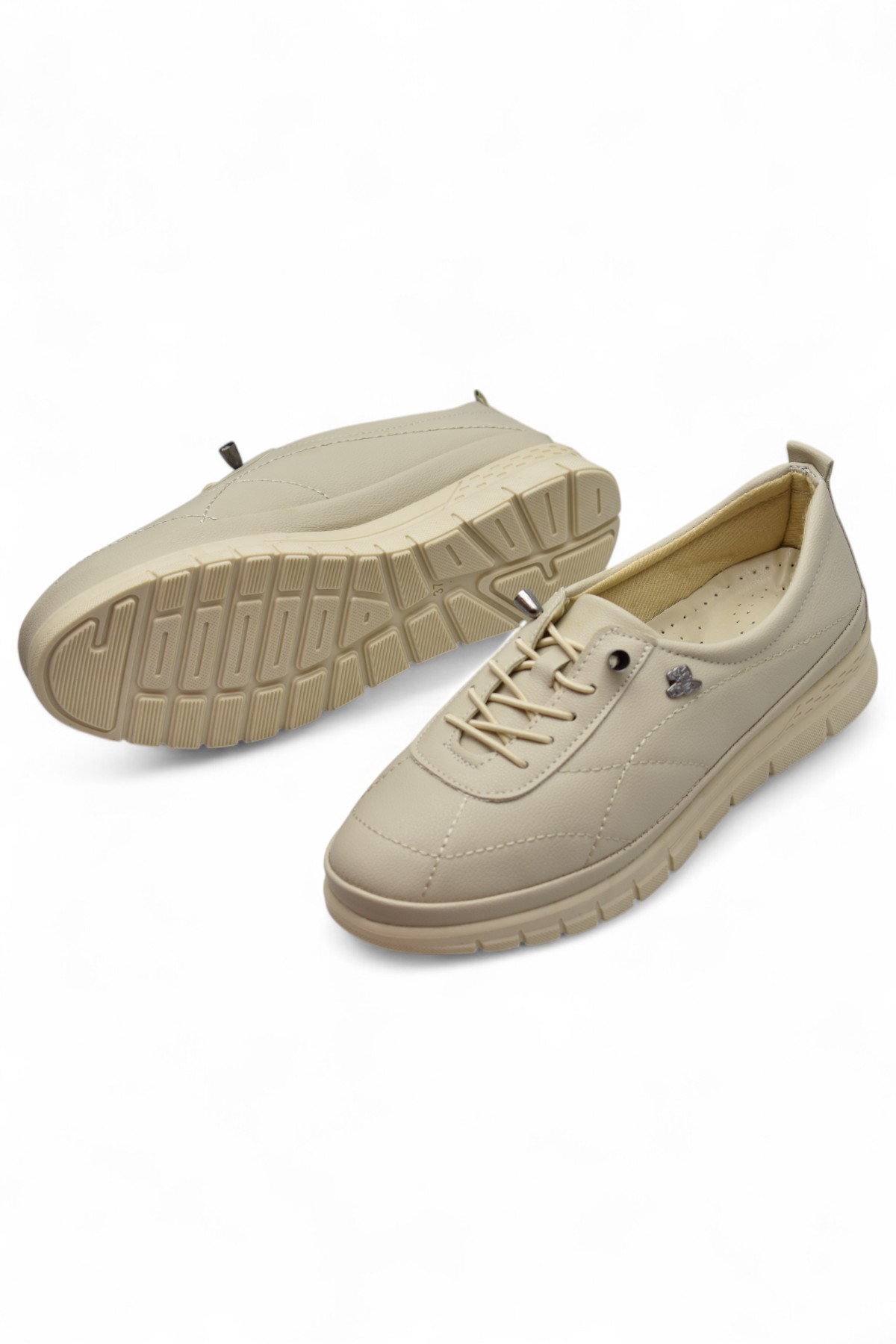0249 Rahat Ortopedik Taban Günlük Kadın Ayakkabı Babet Kadın Mevsimlik Ayakkabı - Görsel 4