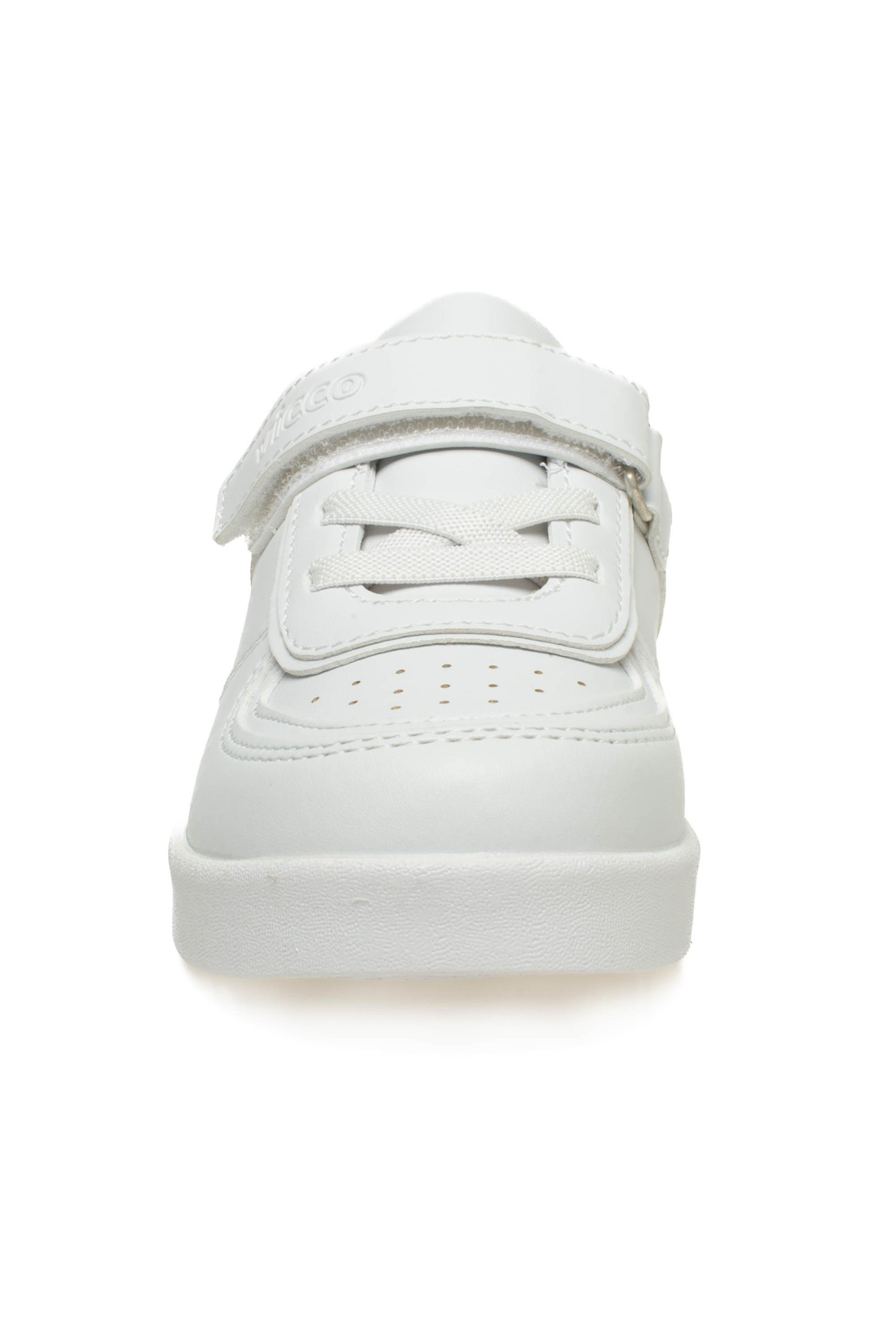 313.B21K130 Sam Bebe Işıklı Beyaz-Siyah Çocuk Spor Ayakkabı - Görsel 4