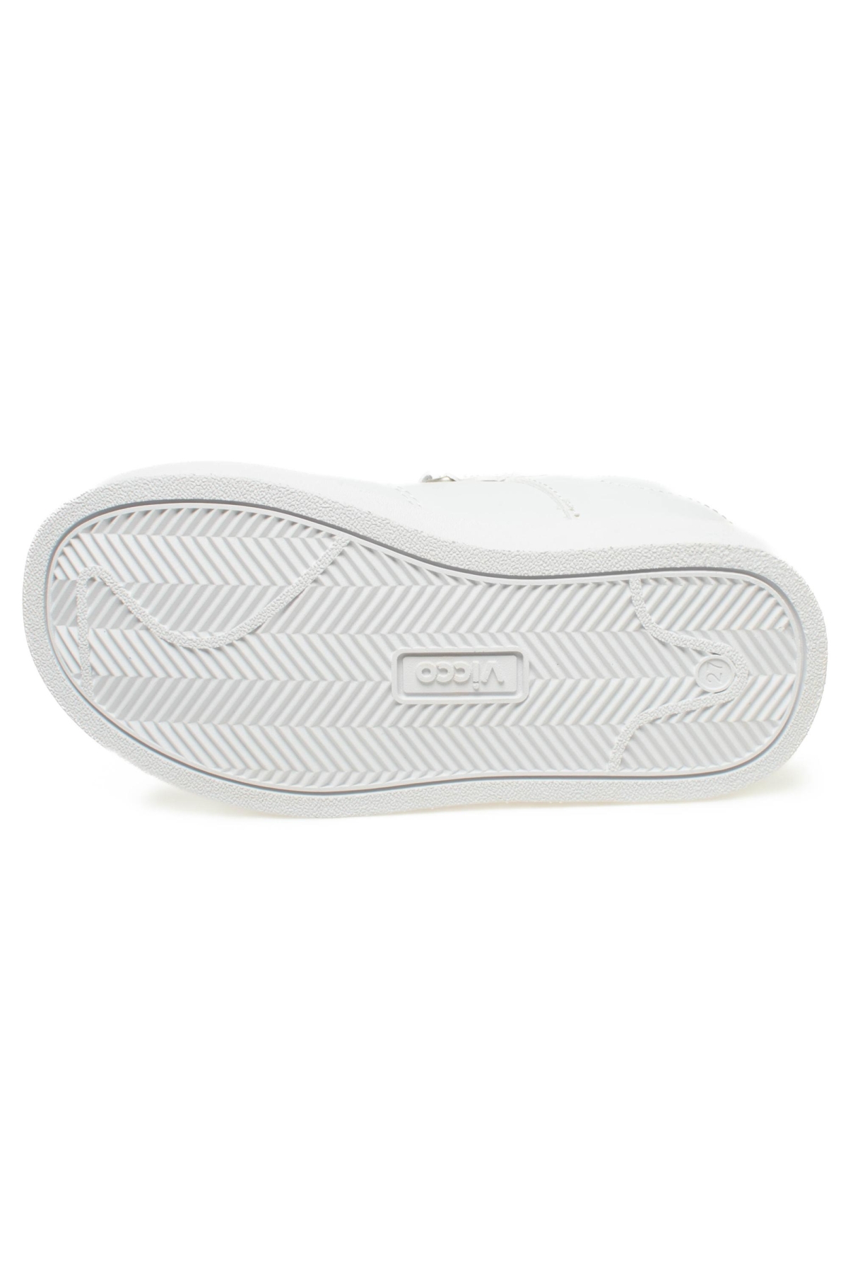 313.B21K130 Sam Bebe Işıklı Beyaz-Siyah Çocuk Spor Ayakkabı - Görsel 6