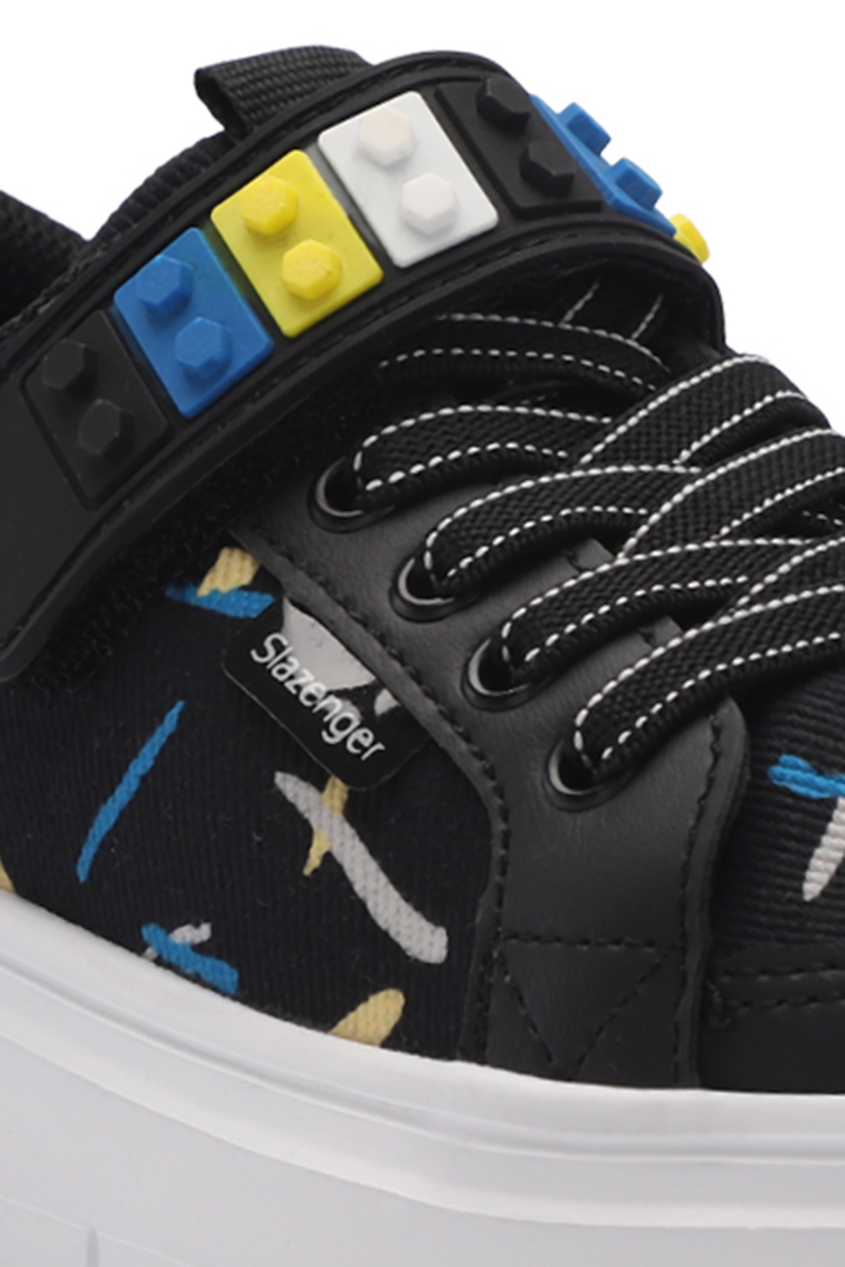 NUMANCIA Erkek Çocuk Sneaker Ayakkabı Siyah / Mavi - Görsel 5