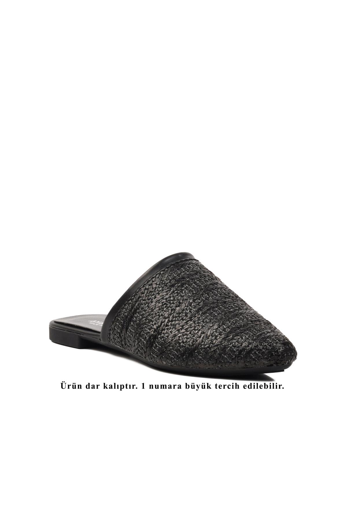 335168 Siyah Kadın Terlik - Görsel 3