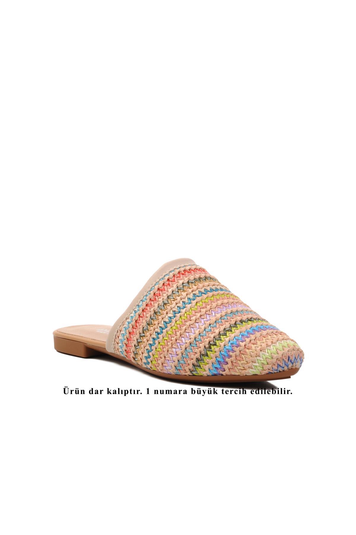 335168 Renkli Kadın Terlik - Görsel 3