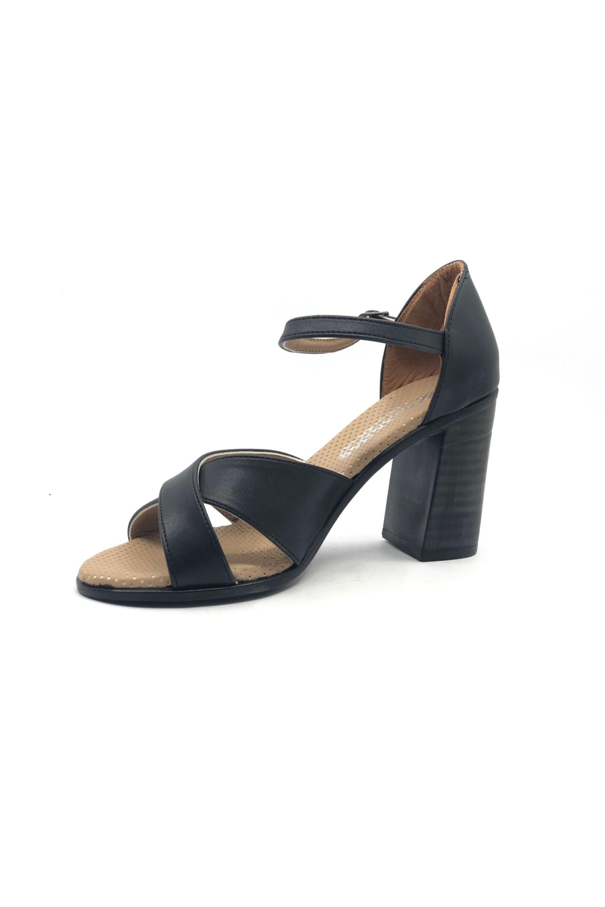 Ayakdaş Çapraz Bant Glatyatör Kadın Topuklu Ayakkabı - Görsel 4