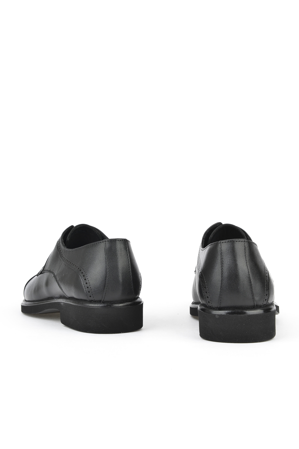Erkek Hakiki Deri Klasik Ayakkabı 15148Z837 Siyah - Görsel 4