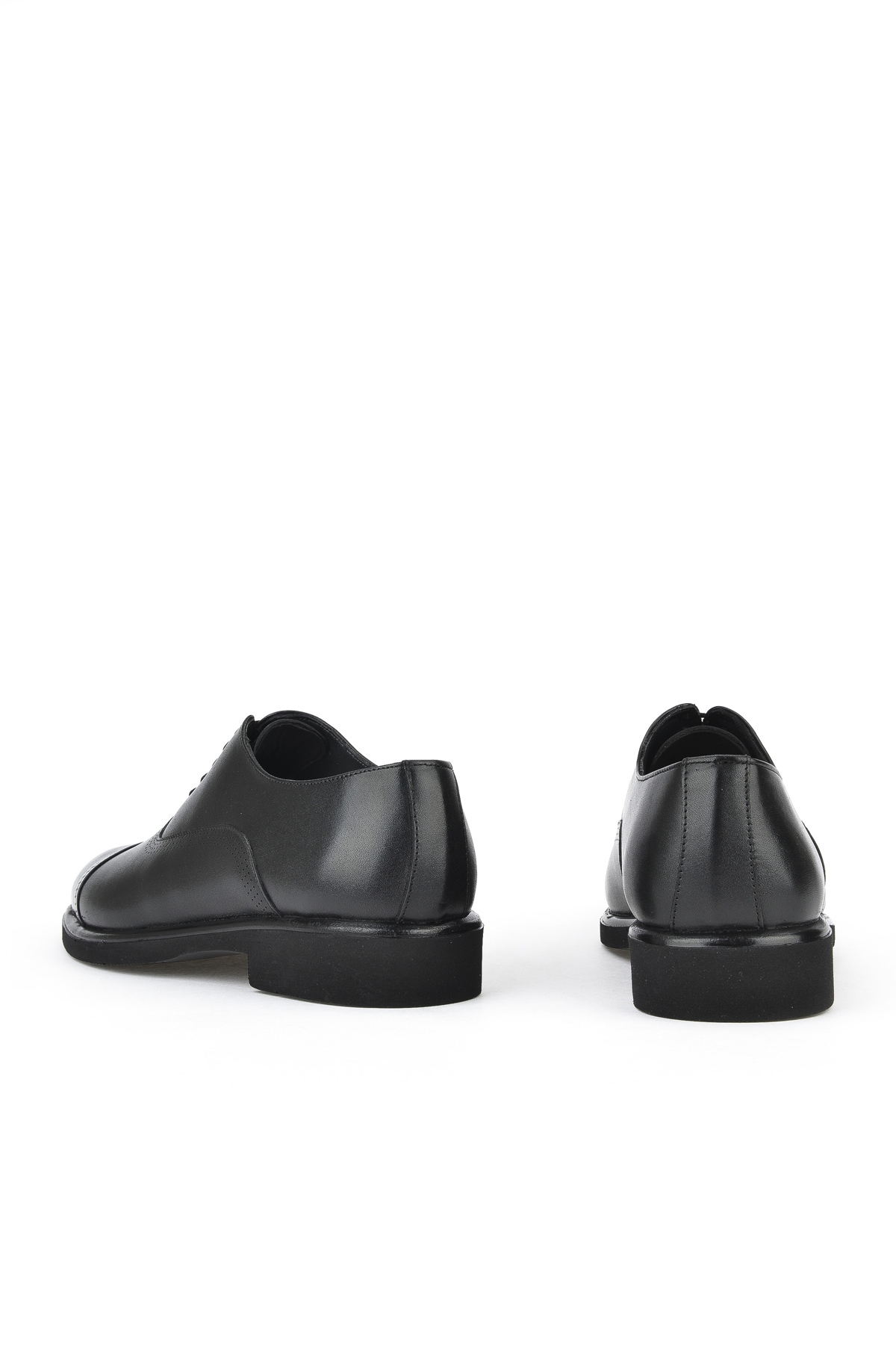 Erkek Hakiki Deri Klasik Ayakkabı 15148Z134 Siyah - Görsel 4