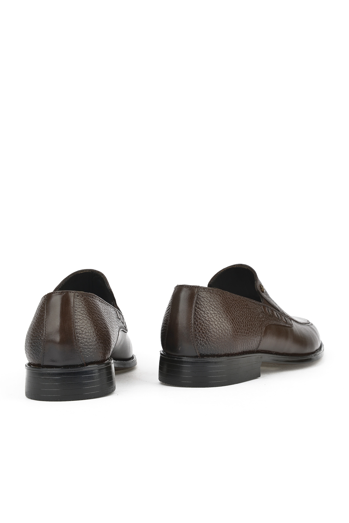 Erkek Hakiki Deri Klasik Ayakkabı 15148Z090 Kahve - Görsel 4