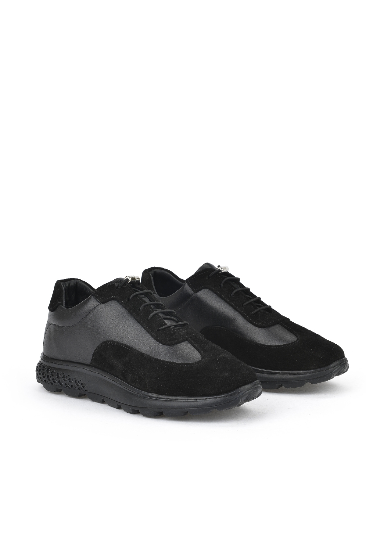 Kadın Hakiki Deri Sneaker 143992ZN2003 Siyah - Görsel 3