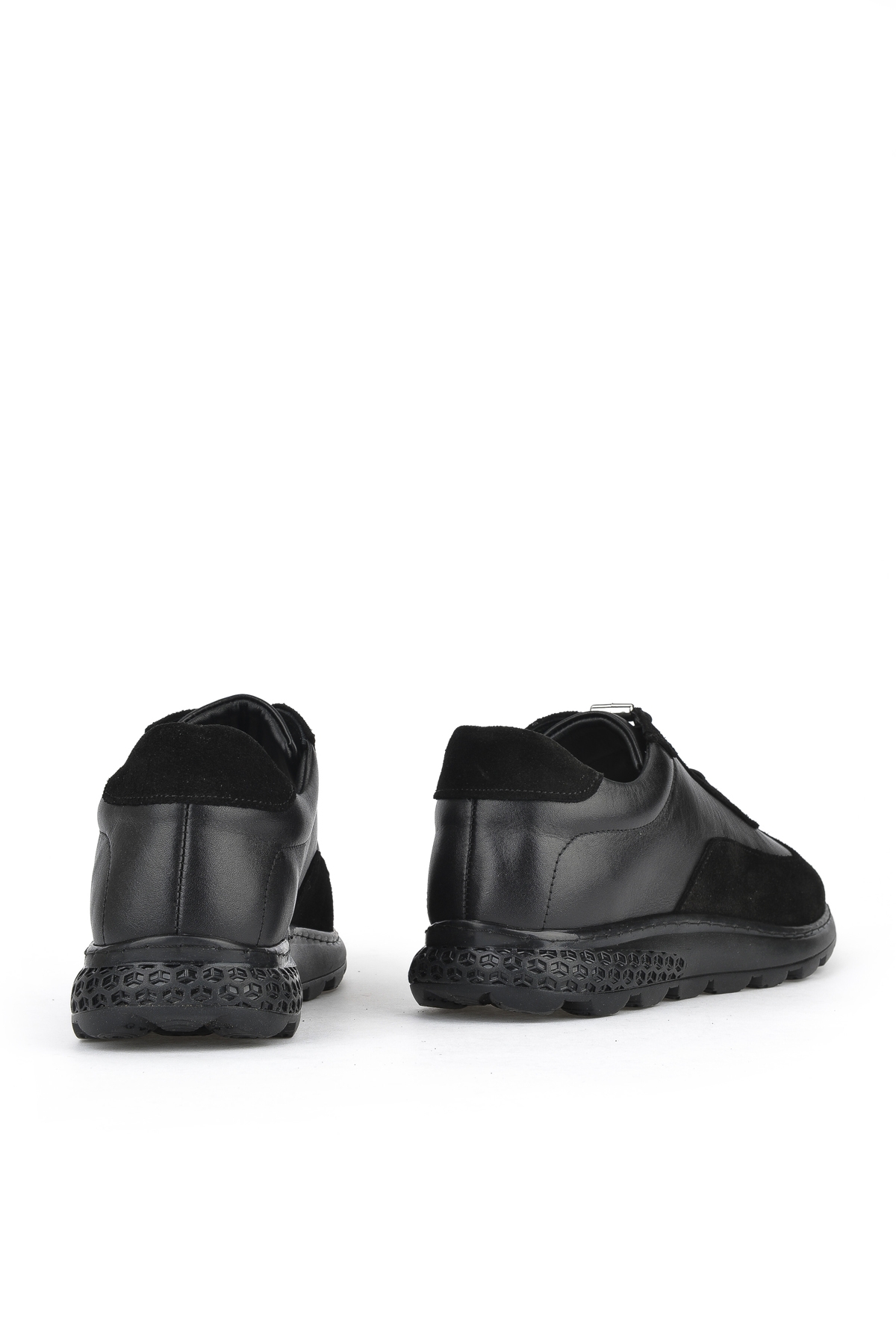 Kadın Hakiki Deri Sneaker 143992ZN2003 Siyah - Görsel 4