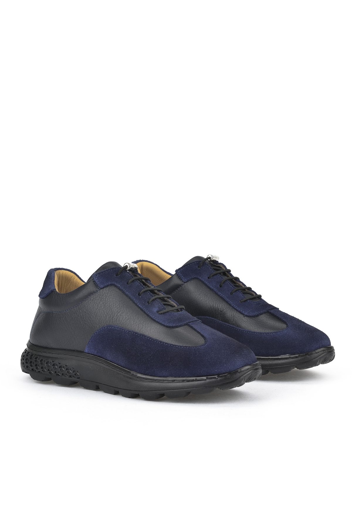 Kadın Hakiki Deri Sneaker 143992ZN2003 Lacivert - Görsel 3