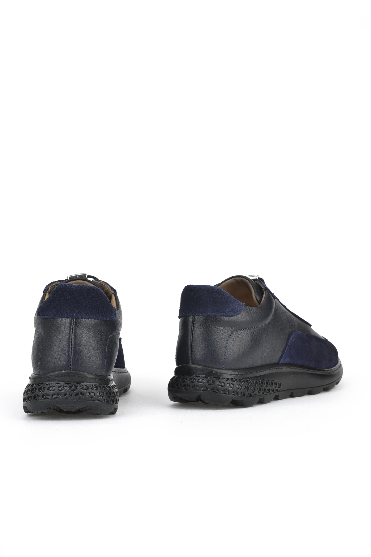 Kadın Hakiki Deri Sneaker 143992ZN2003 Lacivert - Görsel 4