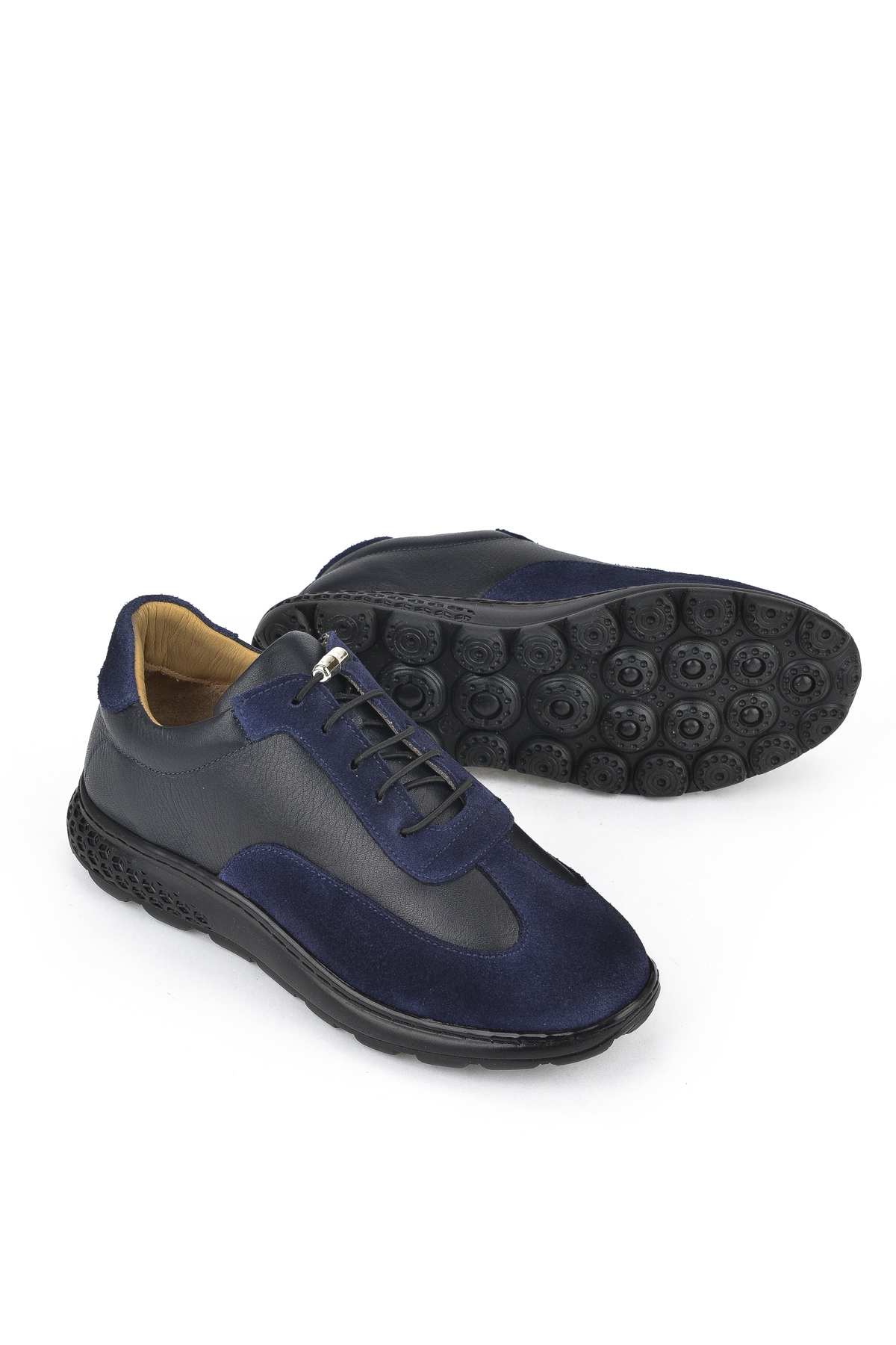 Kadın Hakiki Deri Sneaker 143992ZN2003 Lacivert - Görsel 5