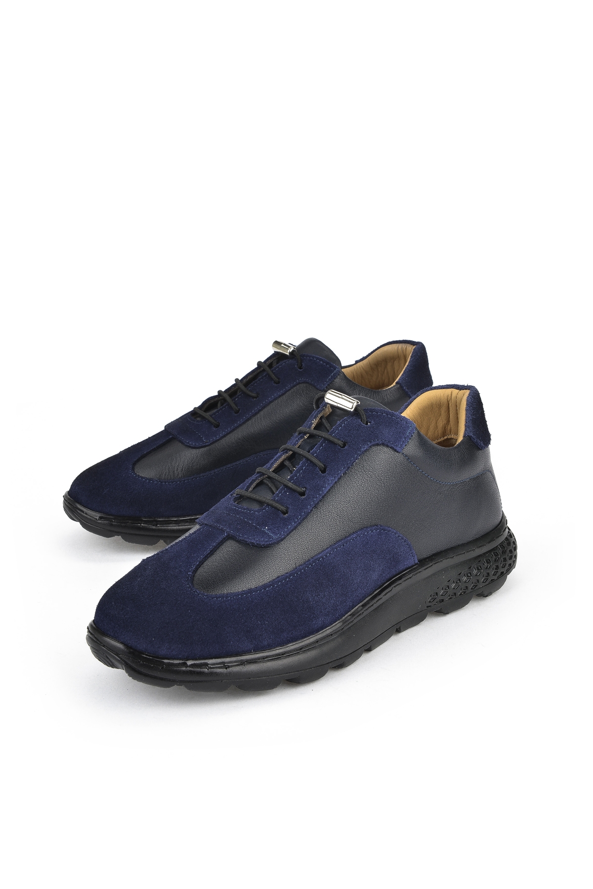 Kadın Hakiki Deri Sneaker 143992ZN2003 Lacivert - Görsel 6