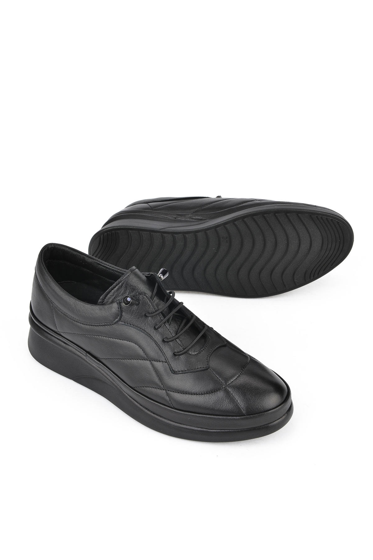 Kadın Hakiki Deri Ayakkabı 1431046Z707 Siyah - Görsel 5