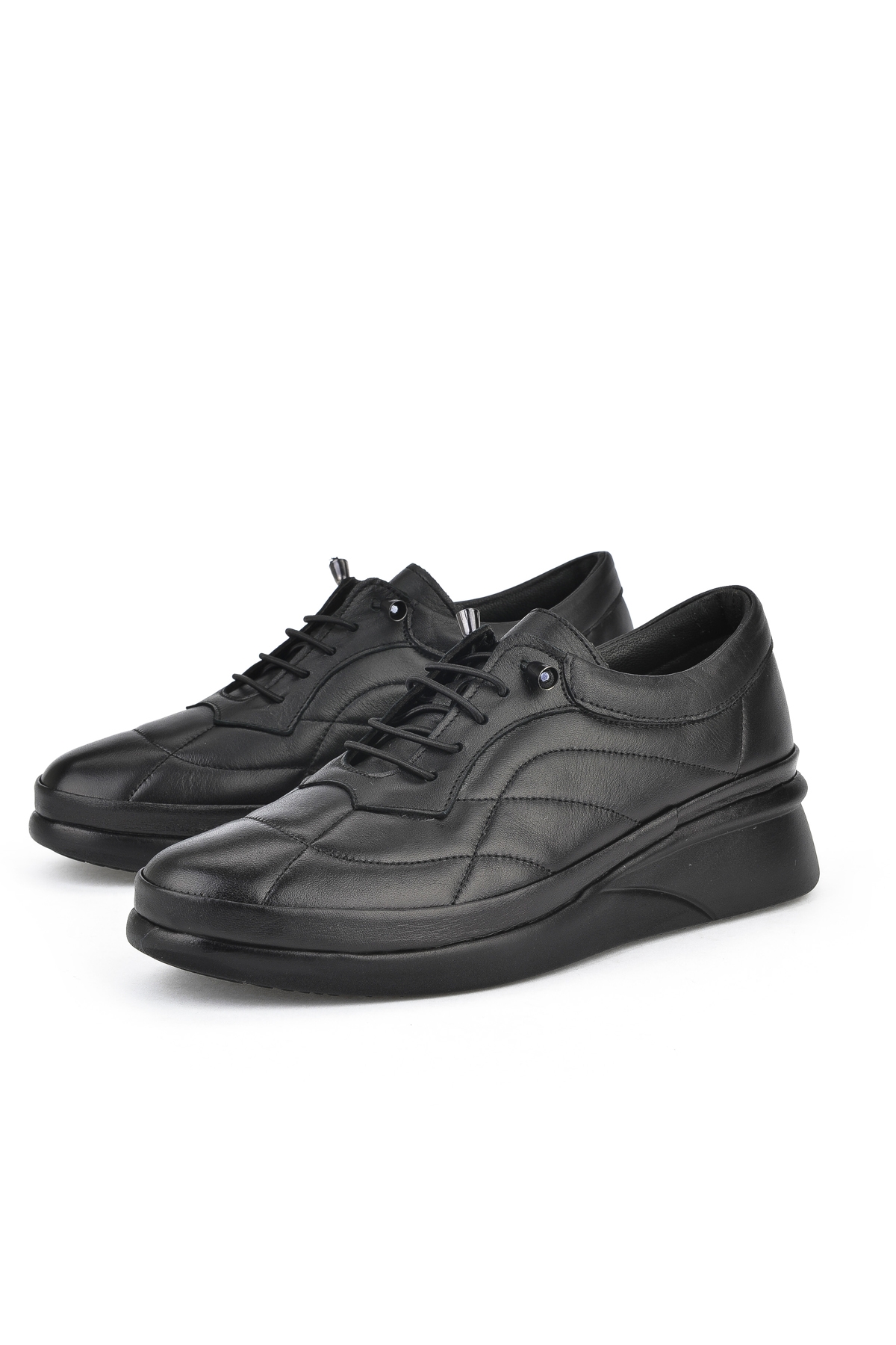 Kadın Hakiki Deri Ayakkabı 1431046Z707 Siyah - Görsel 6