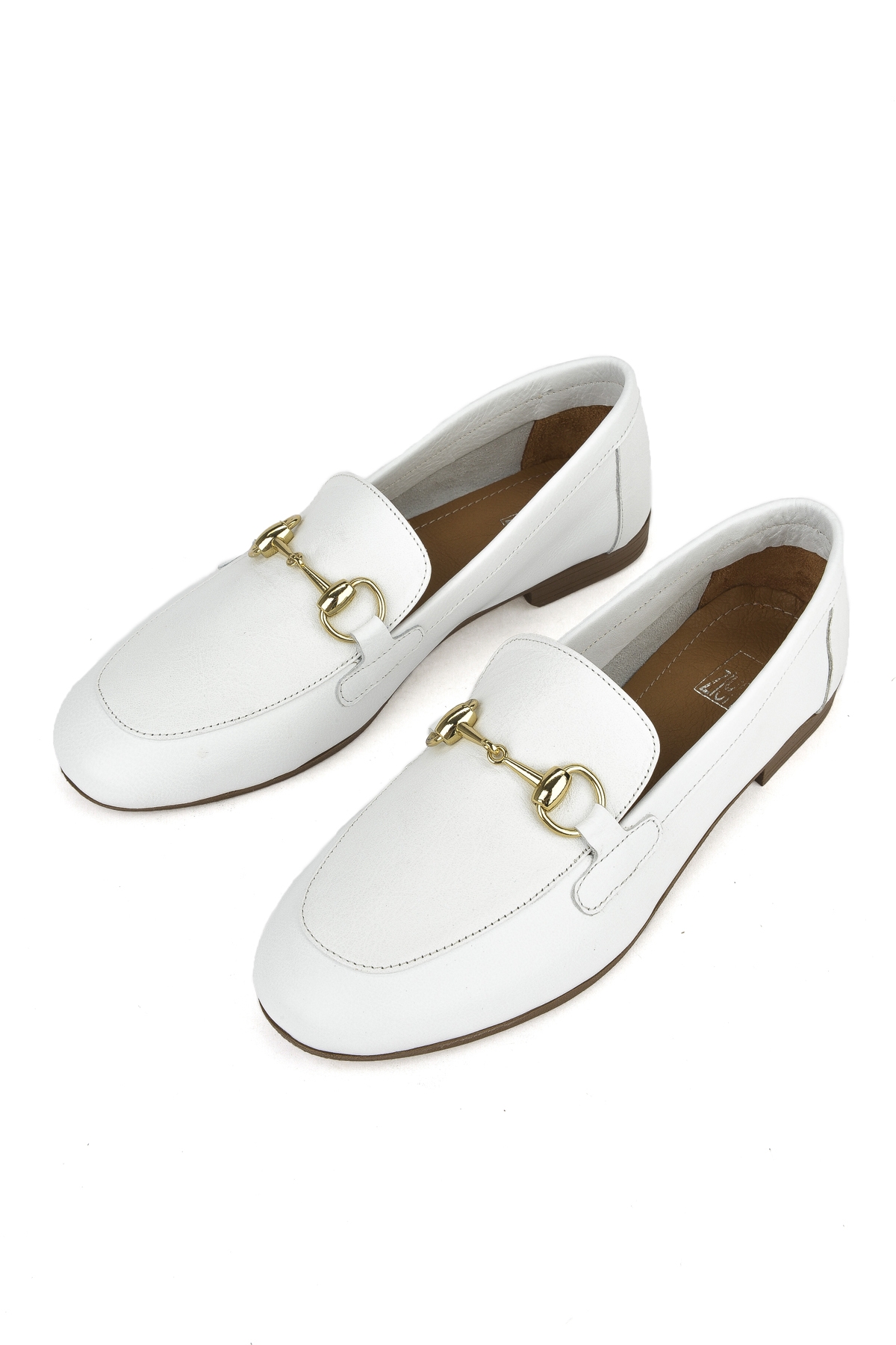 Hakiki Deri Kadın Ayakkabı 1511044Z201 Beyaz - Görsel 6